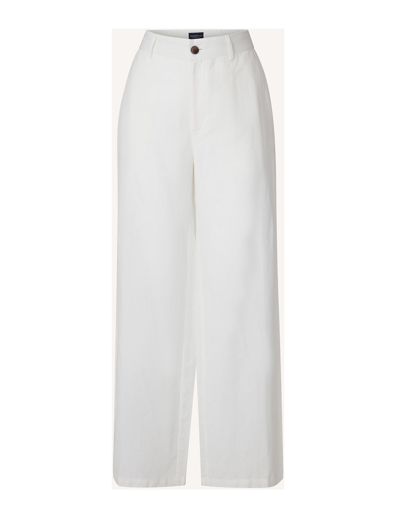 Cleo Linen/Cotton Blend Pants Bottoms Trousers Linen Trousers White Lexington Clothing