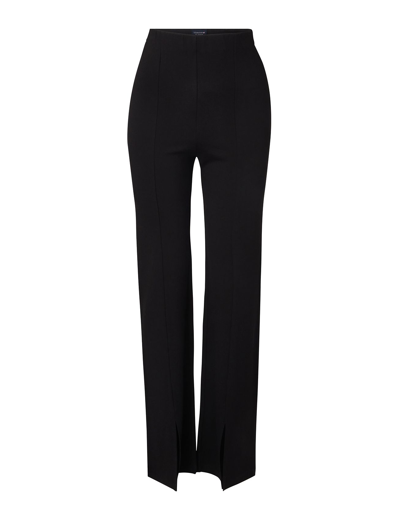 Hazel Split Hem Jersey Pants Black Lexington Clothing