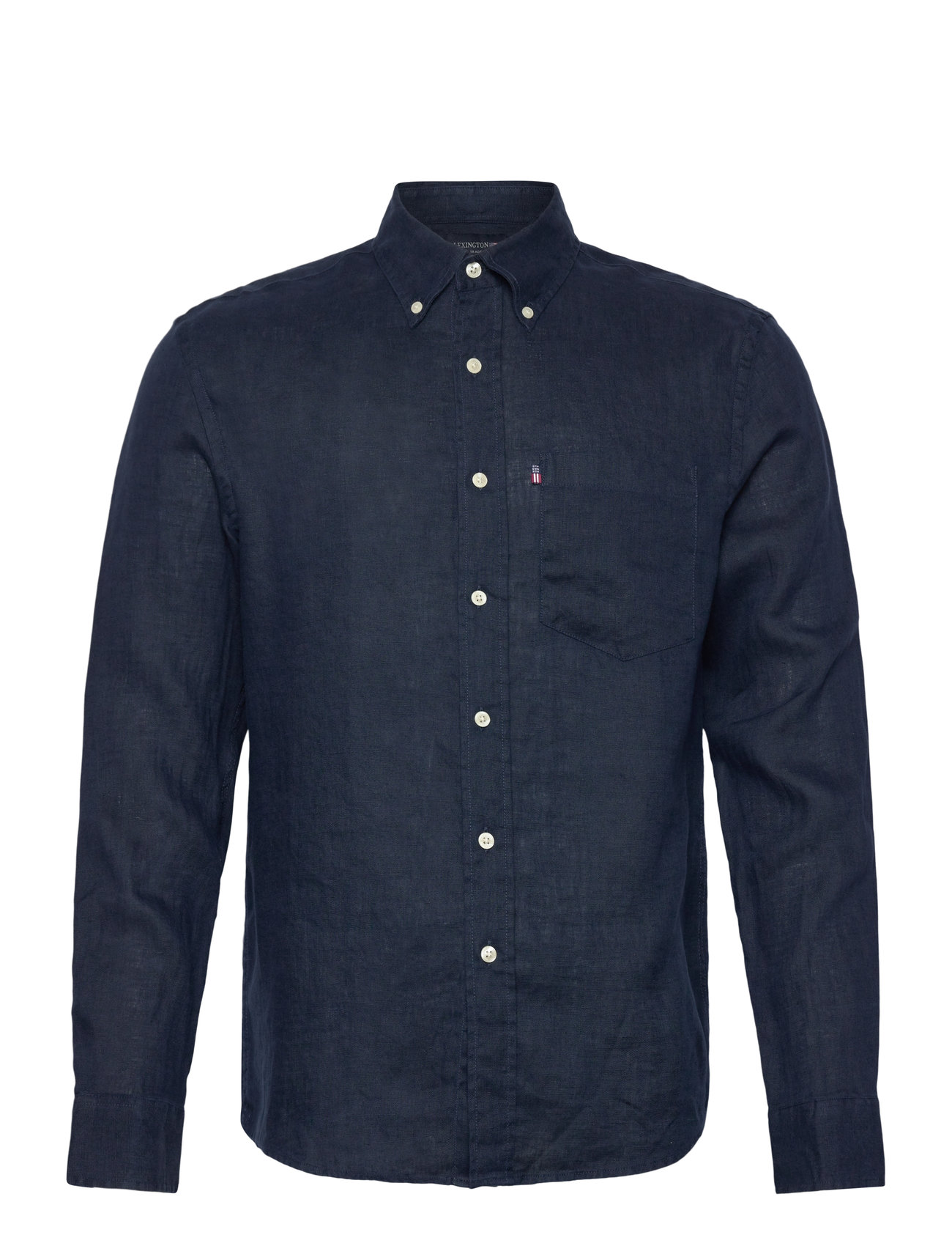 LEXINGTON CLOTHING Casual Linen B.d Shirt Navy - XL - Herren