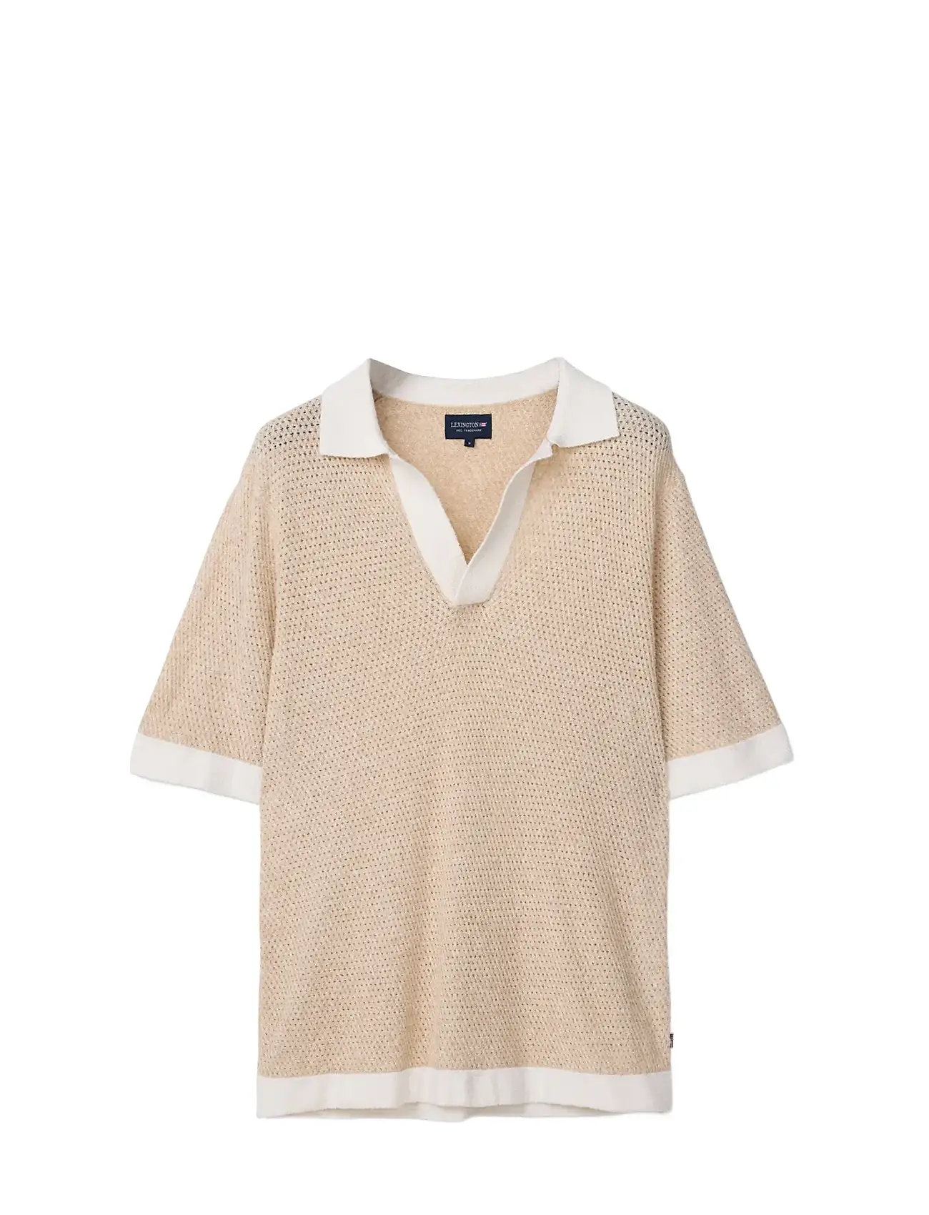 LEXINGTON CLOTHING Riviera Polo Shirt Beige - XXL - Herren
