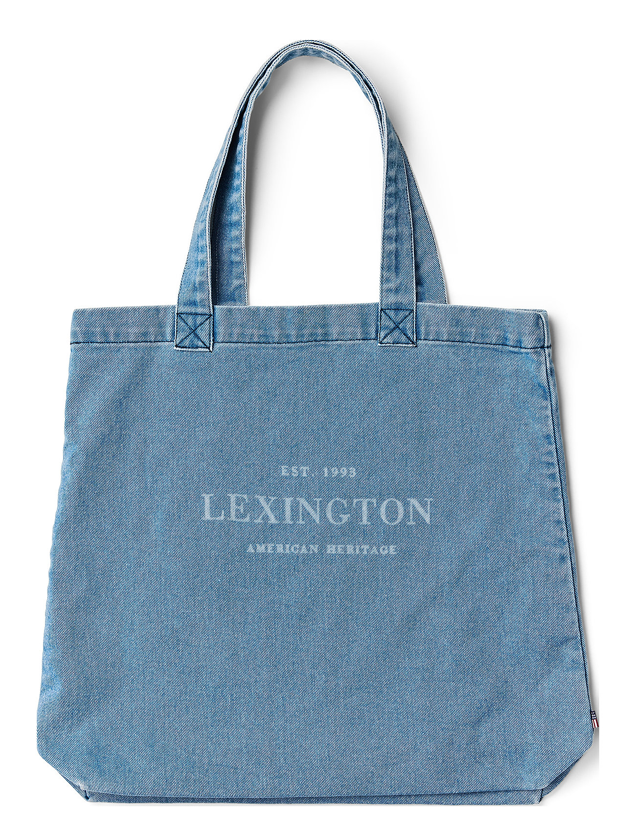 Lexington Clothing Washed Denim Shopper Blå