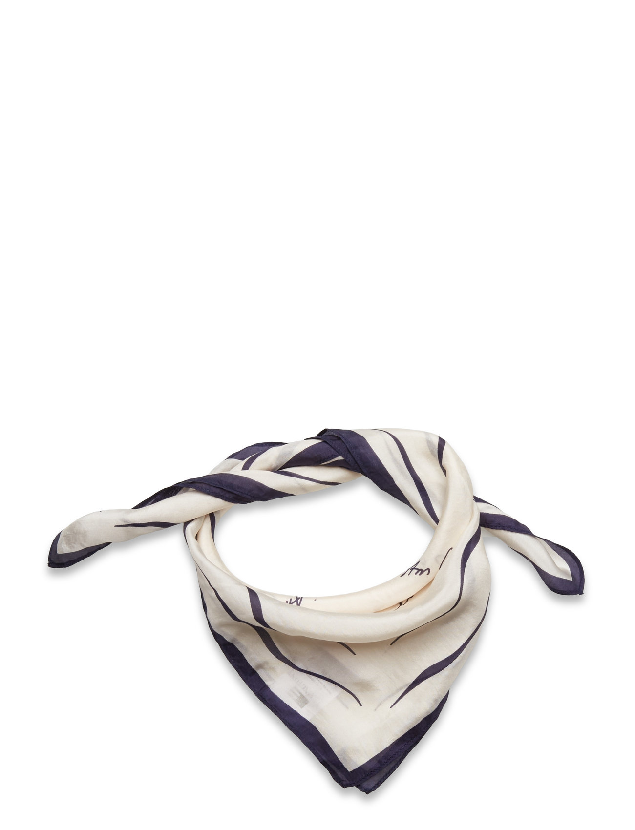 Lexington Clothing Big Wave Printed Silk Scarf, One Size, Navy, Tørklæder > Letvægtstørklæder, Dame