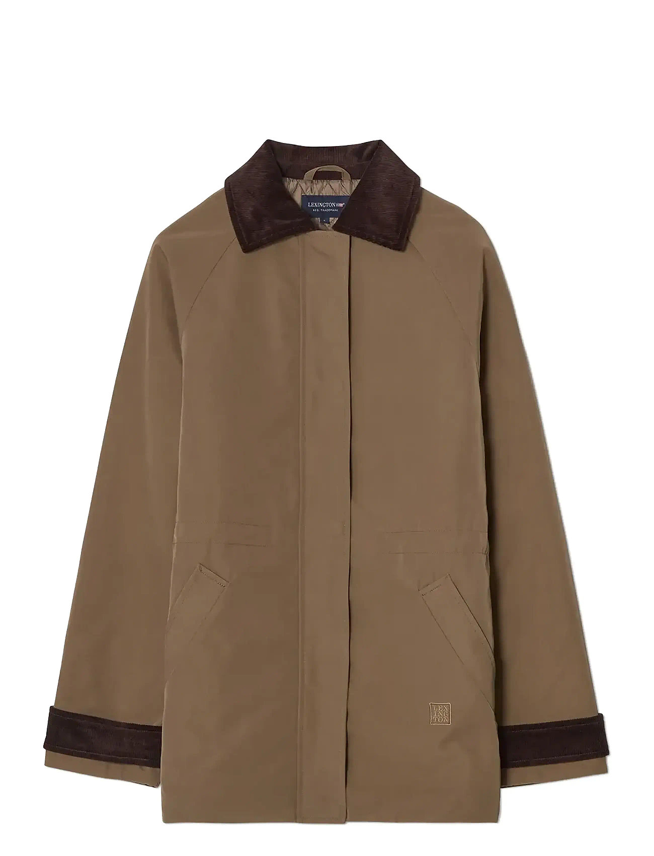 LEXINGTON CLOTHING Klassisch Country Jacke Khaki - XL - Damen