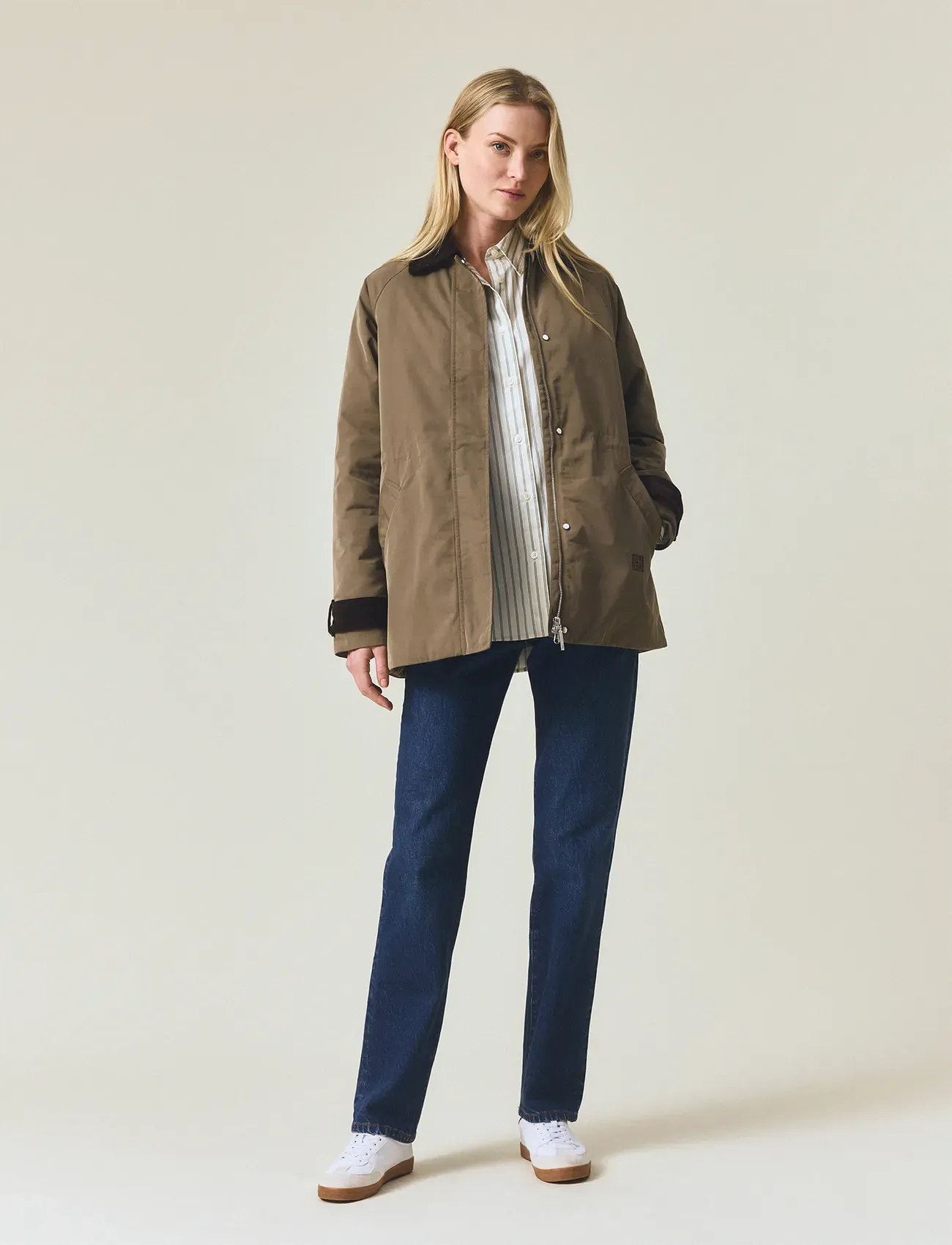 Lexington Clothing Classic Country Jacket, XL, Khaki green, Jakker > Utility-Jakker, Dame