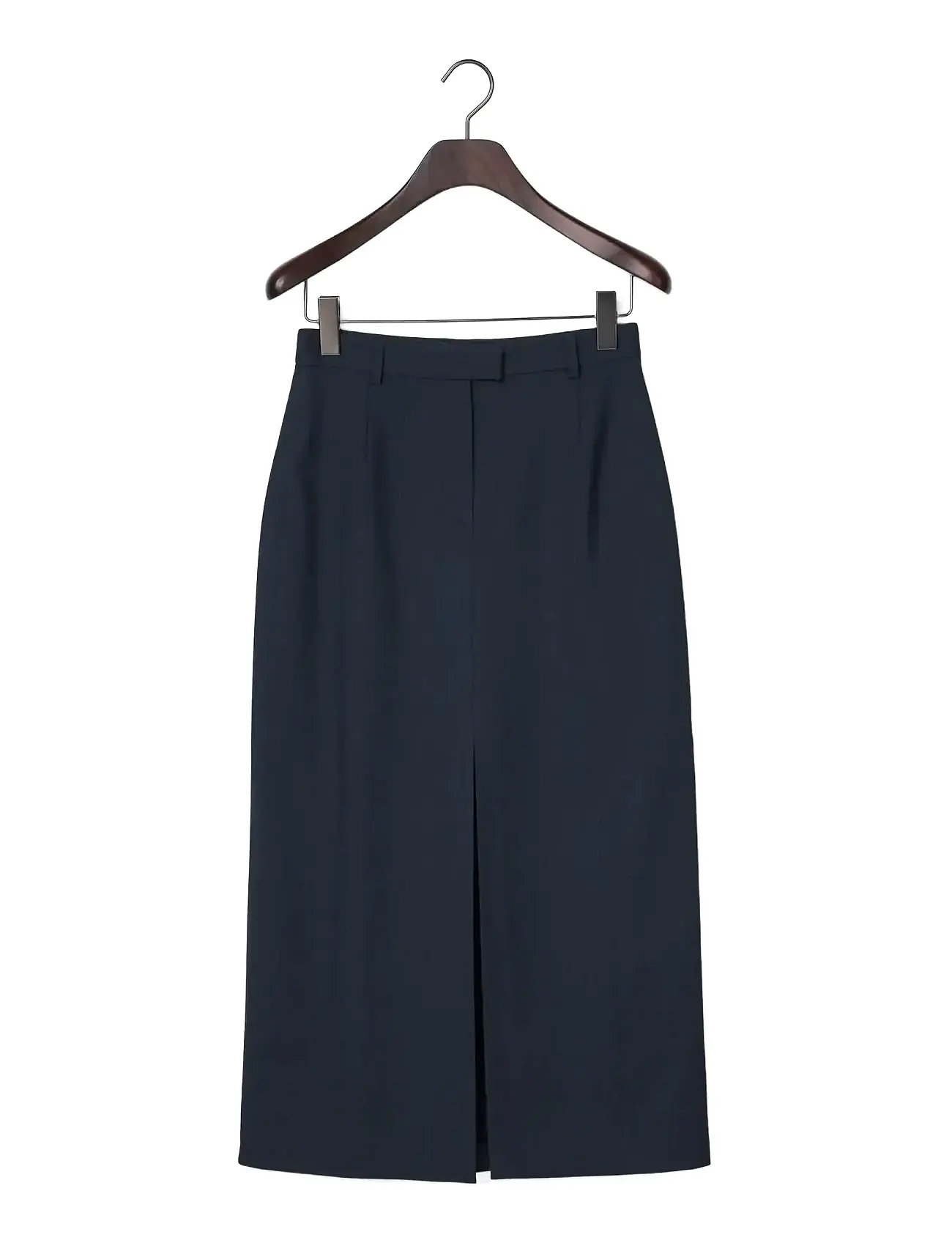 LEXINGTON CLOTHING Pinstripe Midi Rock Blau - S - Damen