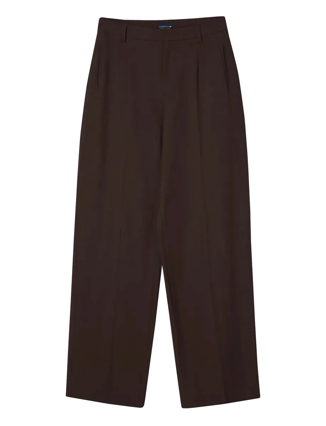 LEXINGTON CLOTHING Klassisch Tailored Wide Hosen Braun - L - Damen