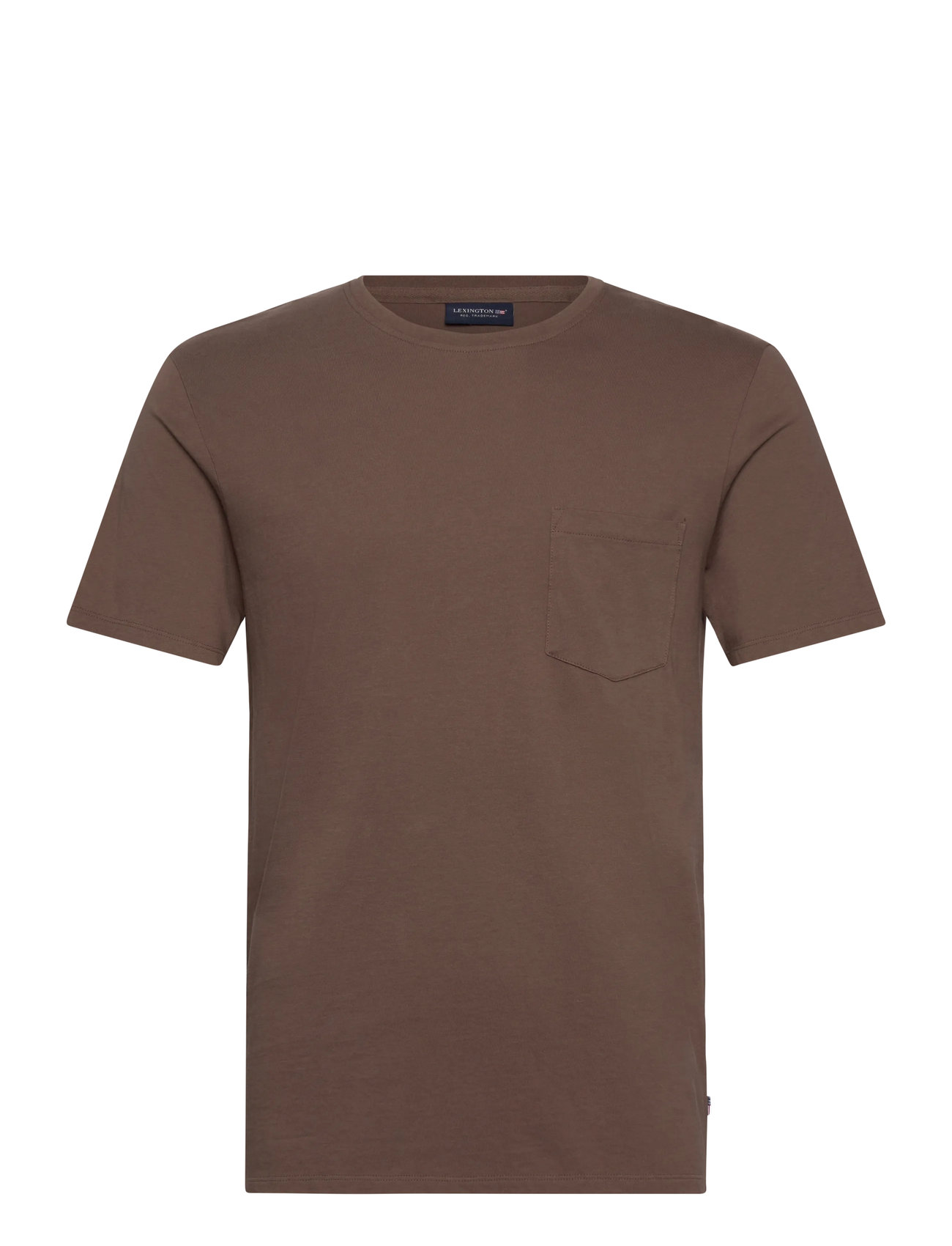 Lexington Clothing Midweight Organic Cotton Tee, XL, Brown, T-Shirts > Kortærmede, Herre