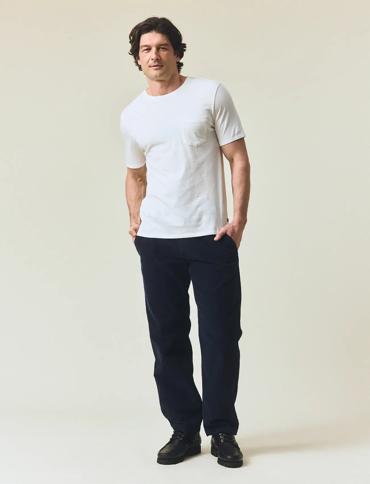 Lexington Clothing Midweight Organic Cotton Tee, XXL, T-Shirts > Kortærmede, Herre