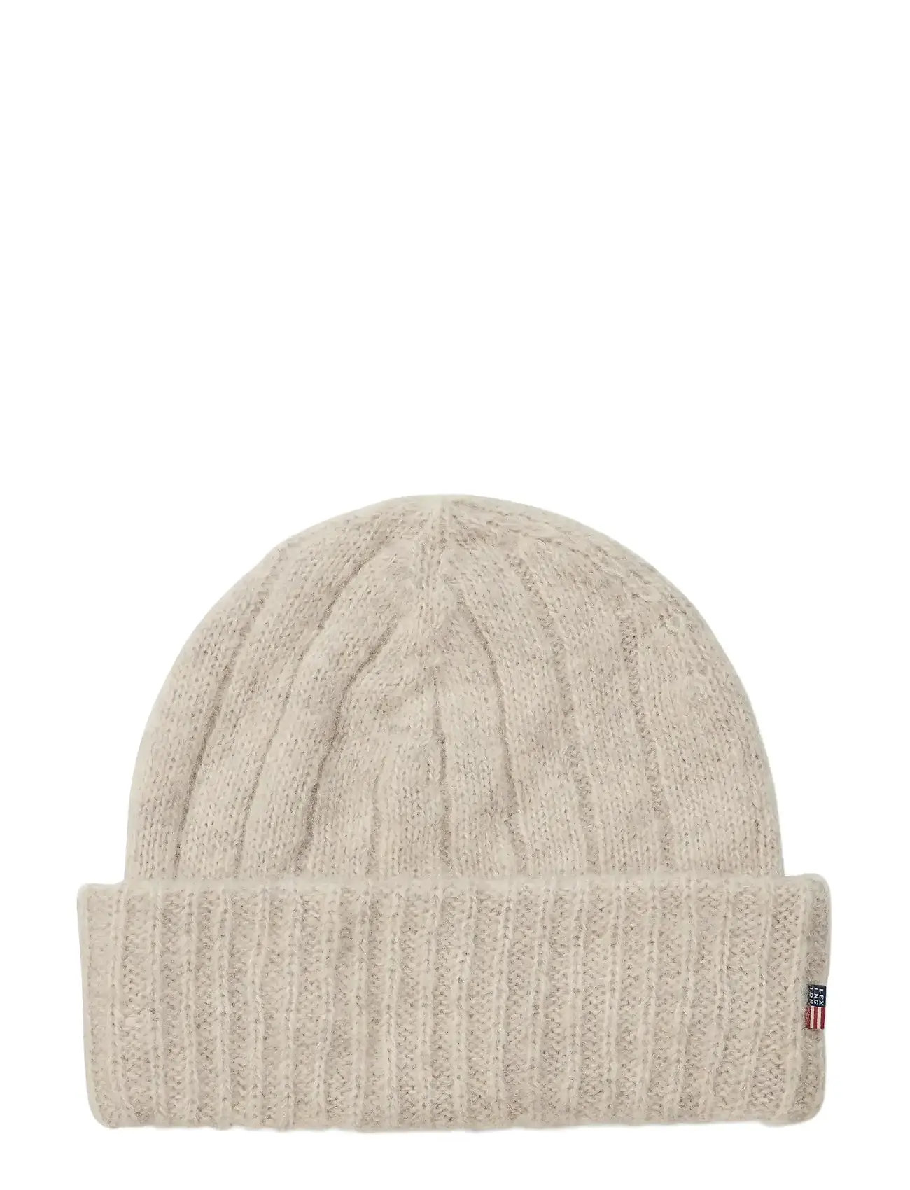 LEXINGTON CLOTHING Alpaca Blend Strick Pudelmütze Cream - One Size - Damen