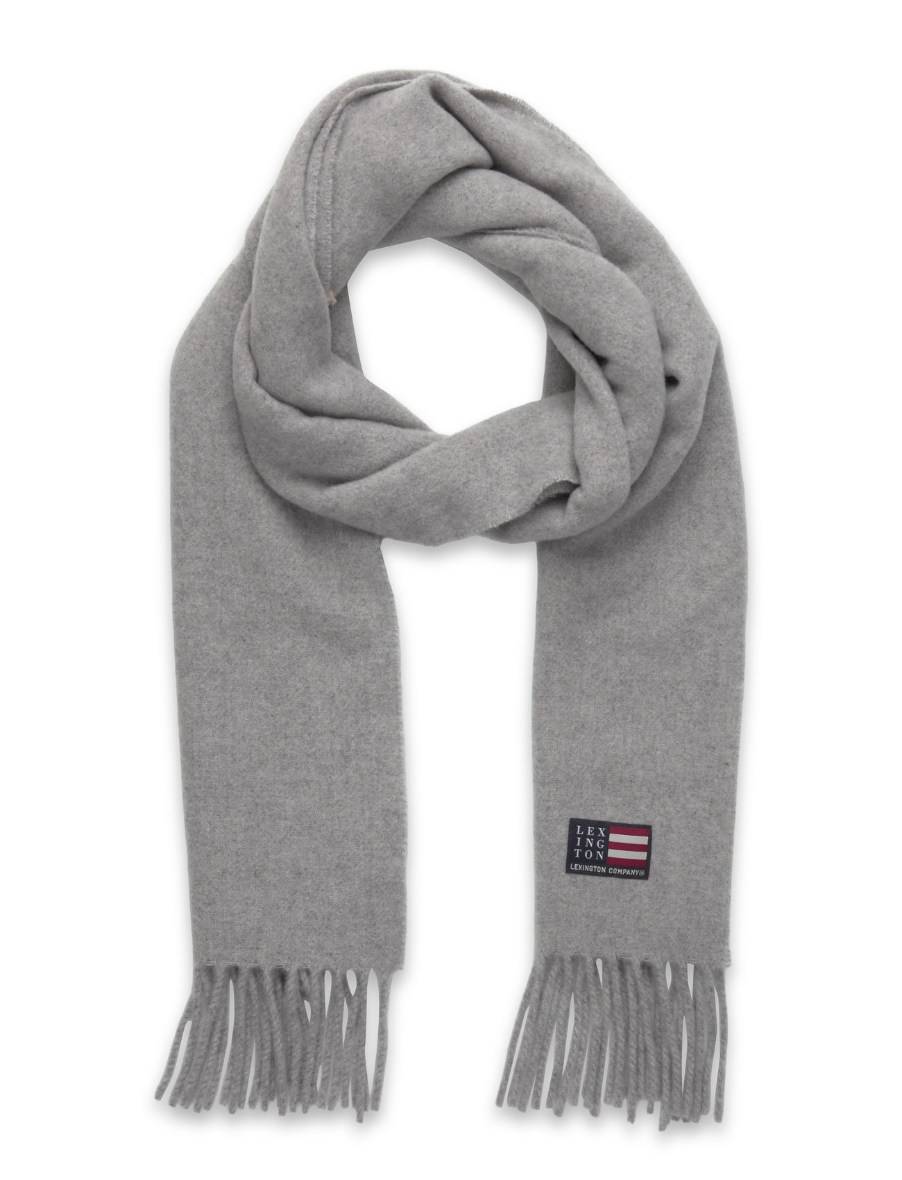Lexington Clothing Recycled Wool Blend Scarf, One Size, Grey, Tørklæder > Vintertørklæder, Dame