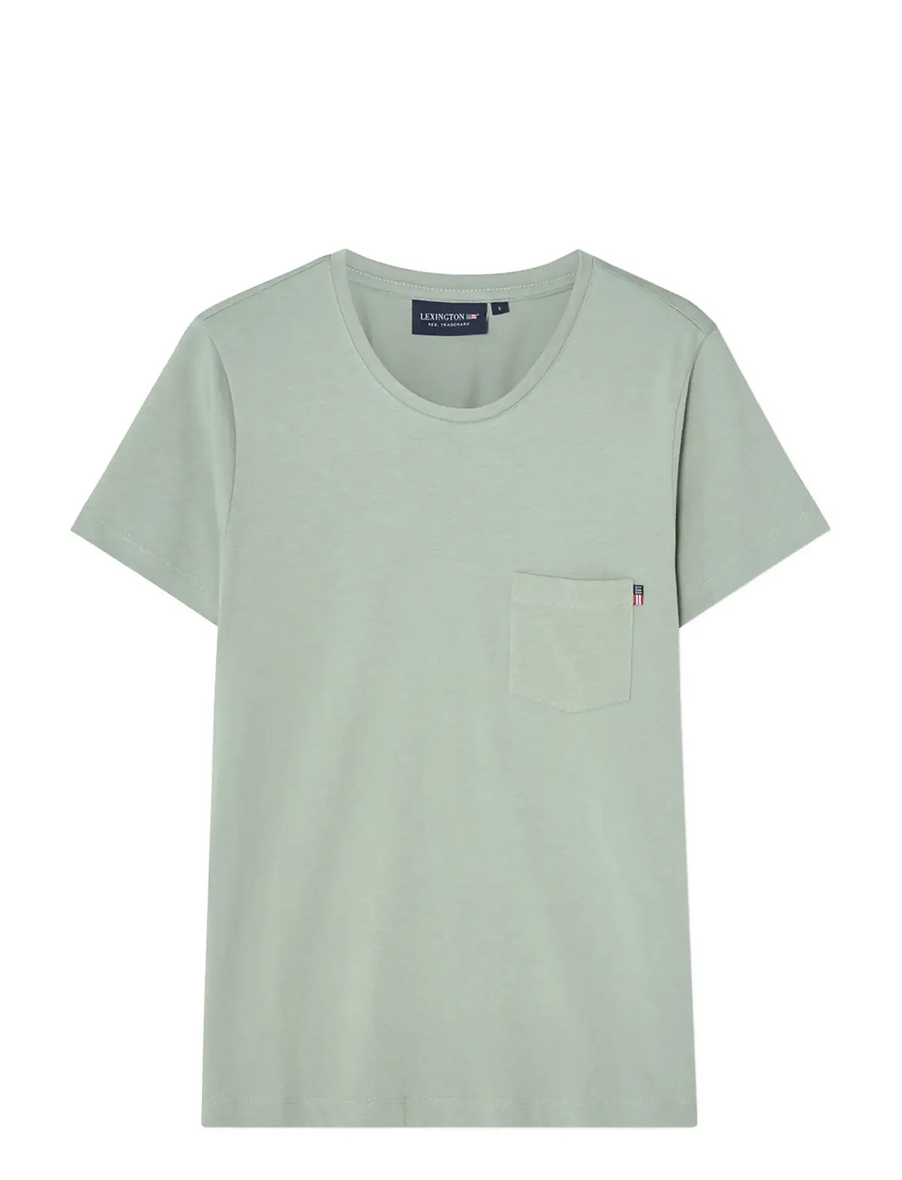 Lexington Clothing Cotton-Modal Blend Classic Tee, S, Green, T-Shirts & Toppe > Kortærmede, Dame