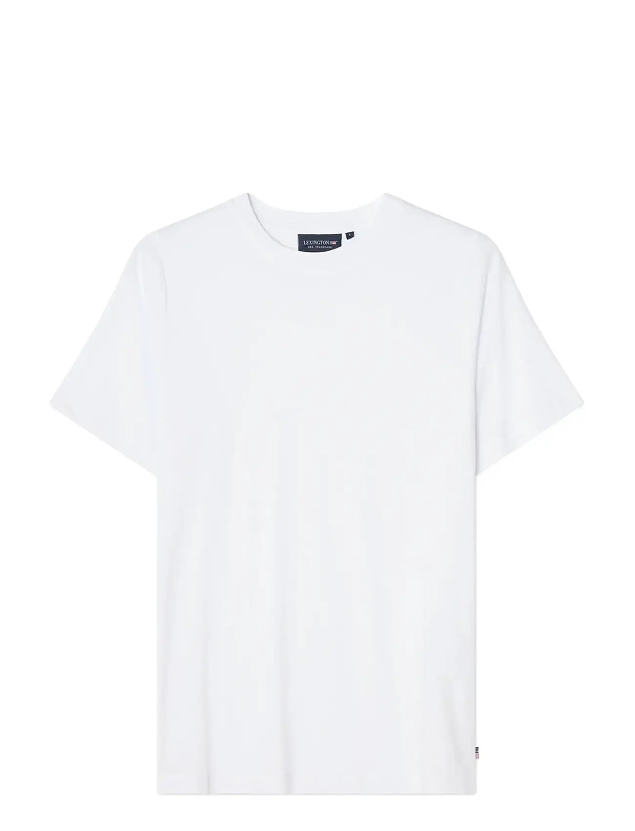 Lexington Clothing Cotton-Modal Blend Casual Tee, L, White, T-Shirts & Toppe > Kortærmede, Dame