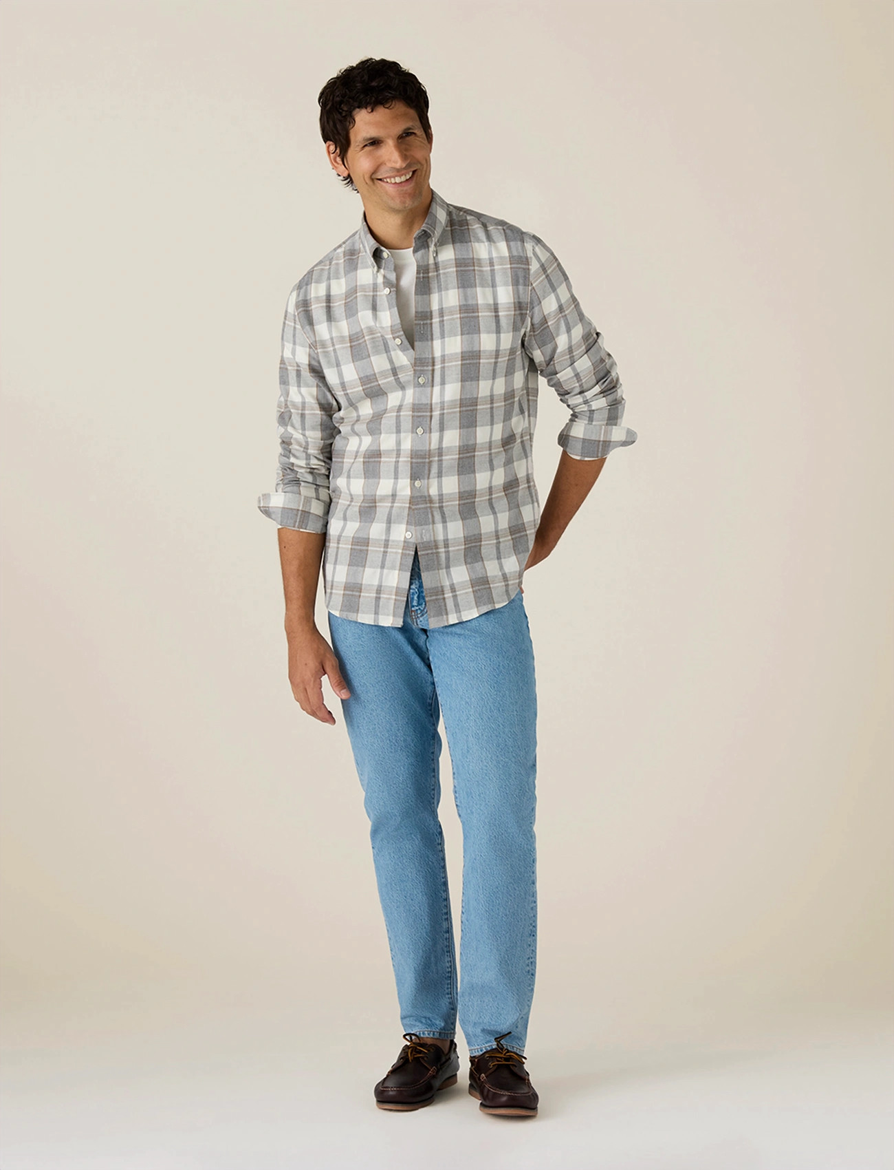Lexington Clothing Casual Check Flannel B.d Shirt, L, Multi/patterned, Shirts > Checkered Shirt, Herre