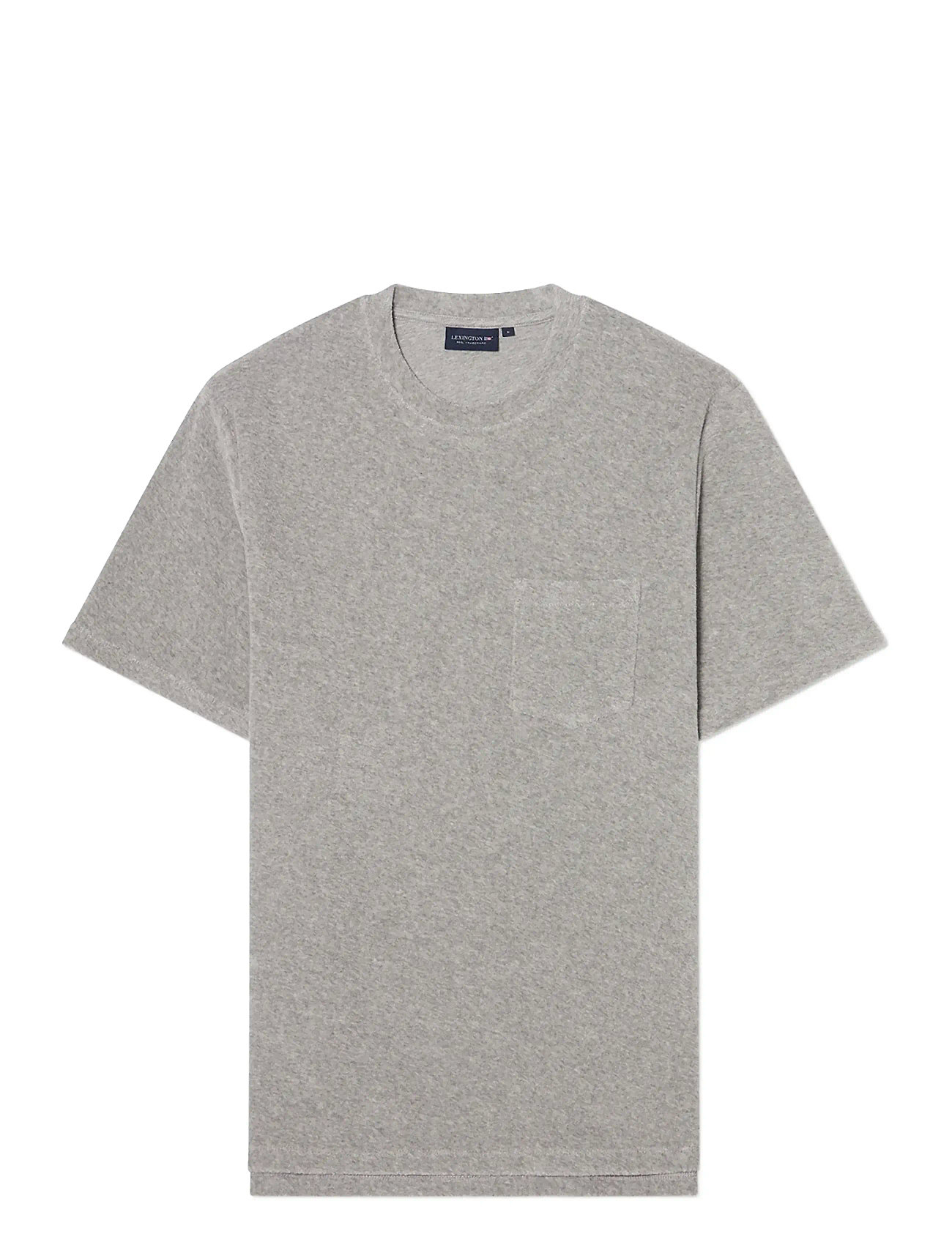 Lexington Clothing Organic Cotton Terry Tee, XXL, Grey, T-Shirts > Kortærmede, Herre