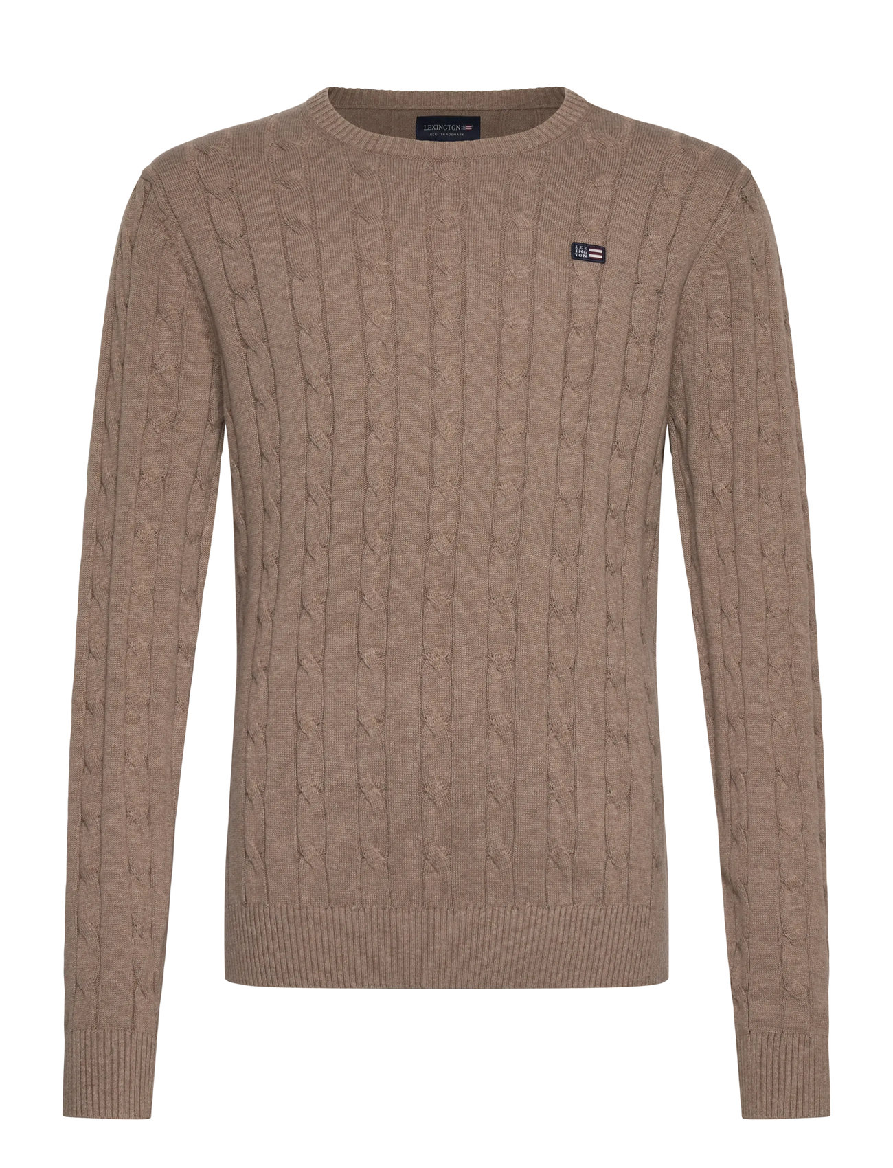 LEXINGTON CLOTHING Brayden Baumwolle Cable Pullover Braun - 170 - Kinder