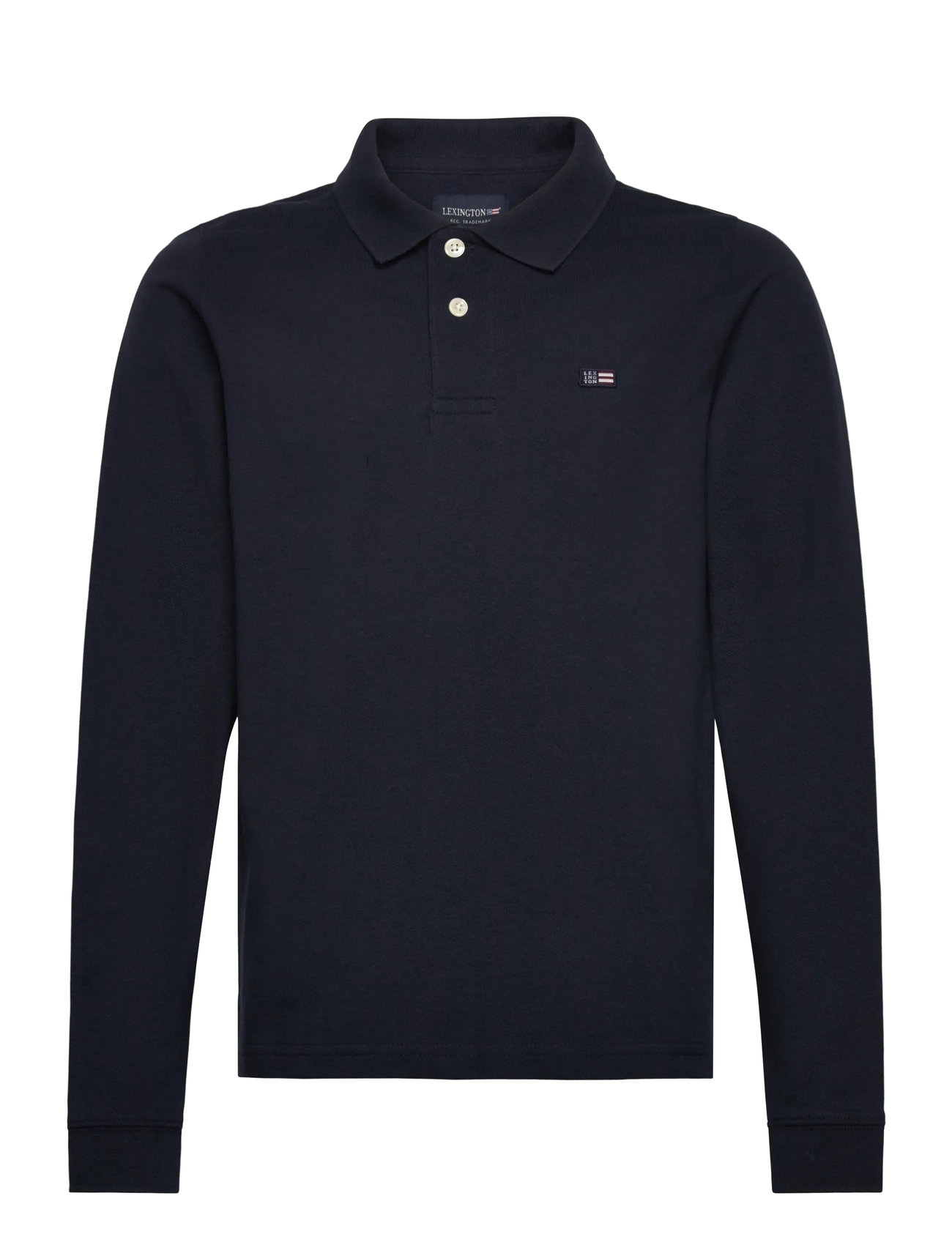 Lexington Clothing Jackson Long Sleeve Polo Pique Shirt, 170, Navy, Polo Skjorter > Langærmede Polo Shirts, Børn
