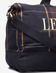Lexington Clothing - Franklin Organic Cotton Canvas Weekend Bag - dark blue multi check - 3