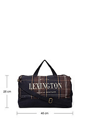 Lexington Clothing - Franklin Organic Cotton Canvas Weekend Bag - dark blue multi check - 5