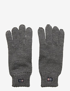 Connecticut Knitted Gloves - GRAY MELANGE
