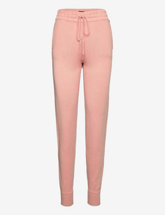 Elyssa Merino/Viscose Blend Knitted Track Pants - apģērbs - pink