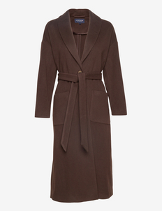 Nathalie Wool/Cashmere Blend Coat - lange winterjassen - brown