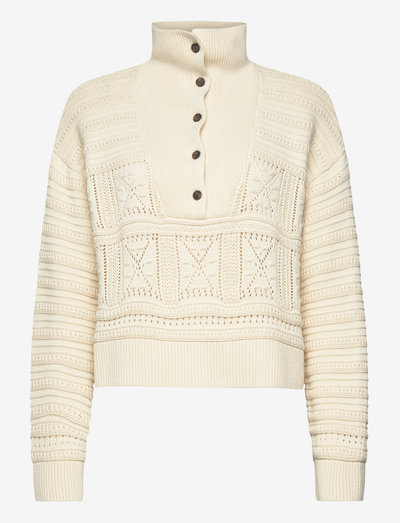 Pointelle Knitted Sweater