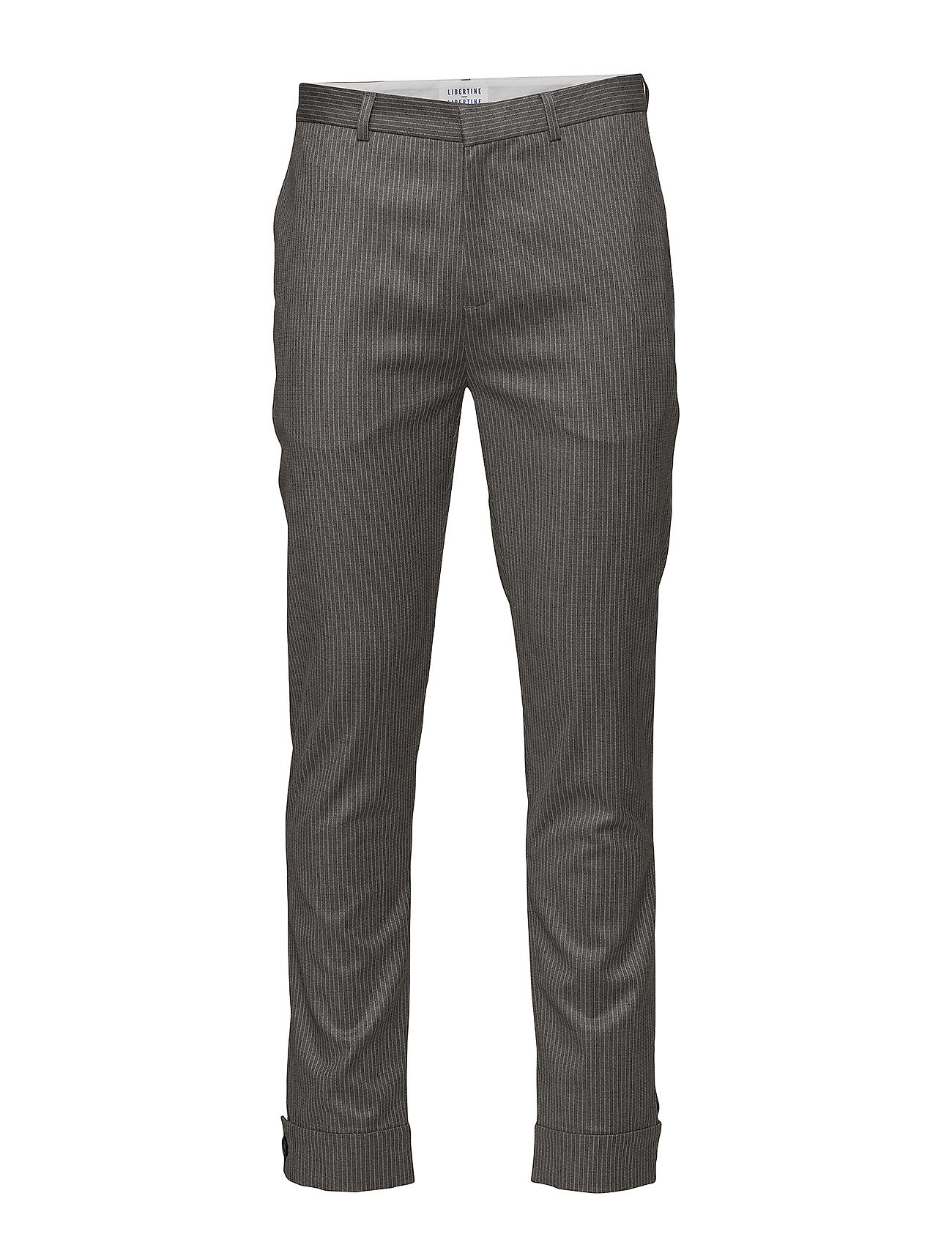 Libertinelibertine Transworld Cuff Kostuumbroek Formele Broek Grijs Libertine libertinelibertine kopen in de aanbieding Libertinelibertine Transworld Cuff Kostuumbroek Formele Broek Grijs Libertine libertinelibertine kopen in de aanbieding