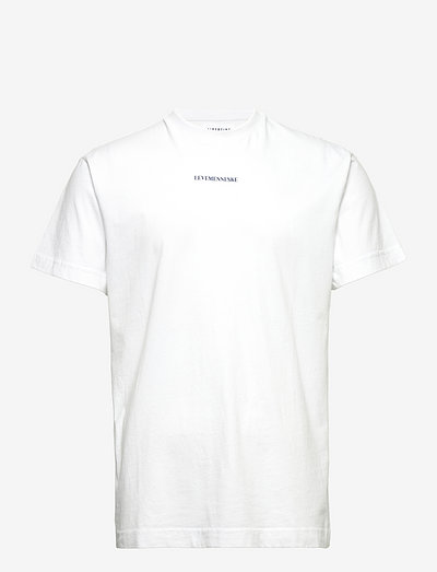 Beat Levemenneske - t-shirts - white