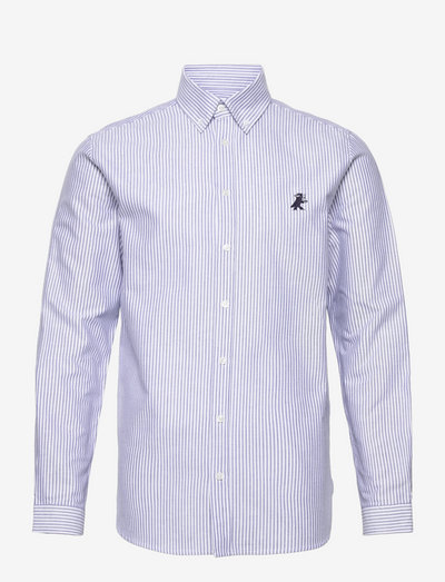 Voleur Shirt - basic skjortor - white & blue stripe