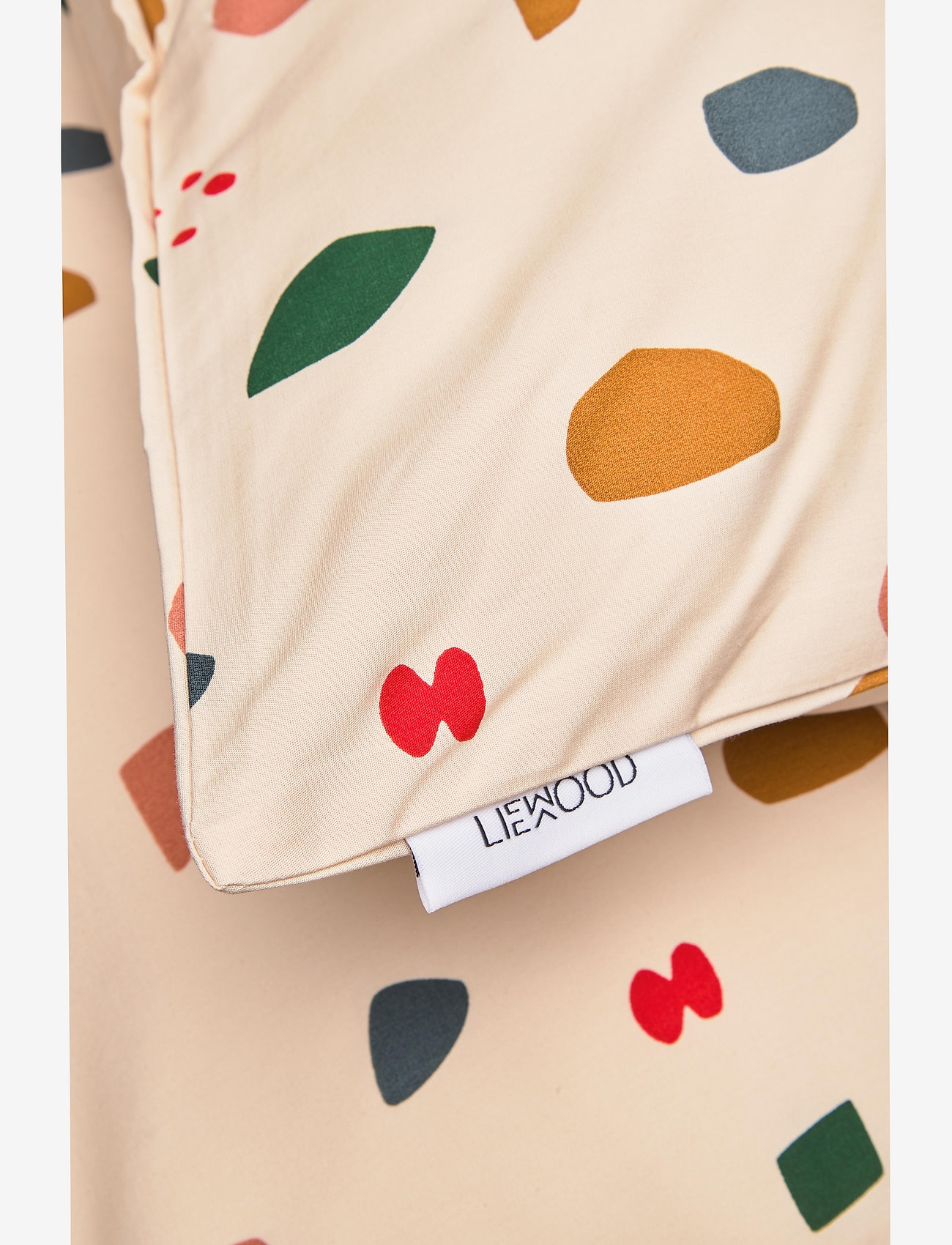 Liewood - Carl adult bedding print - bed sets - geometric foggy mix - 1