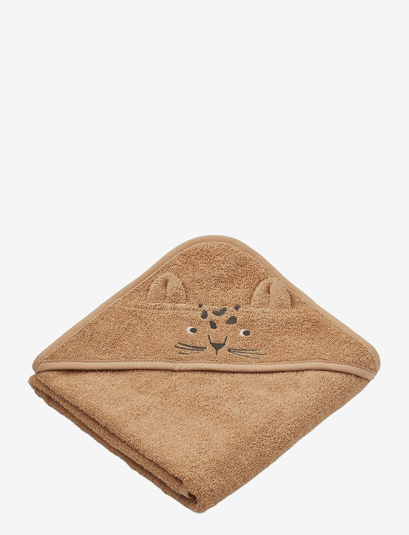 Liewood - Albert hooded towel - rankšluosčiai - leopard apricot - 0