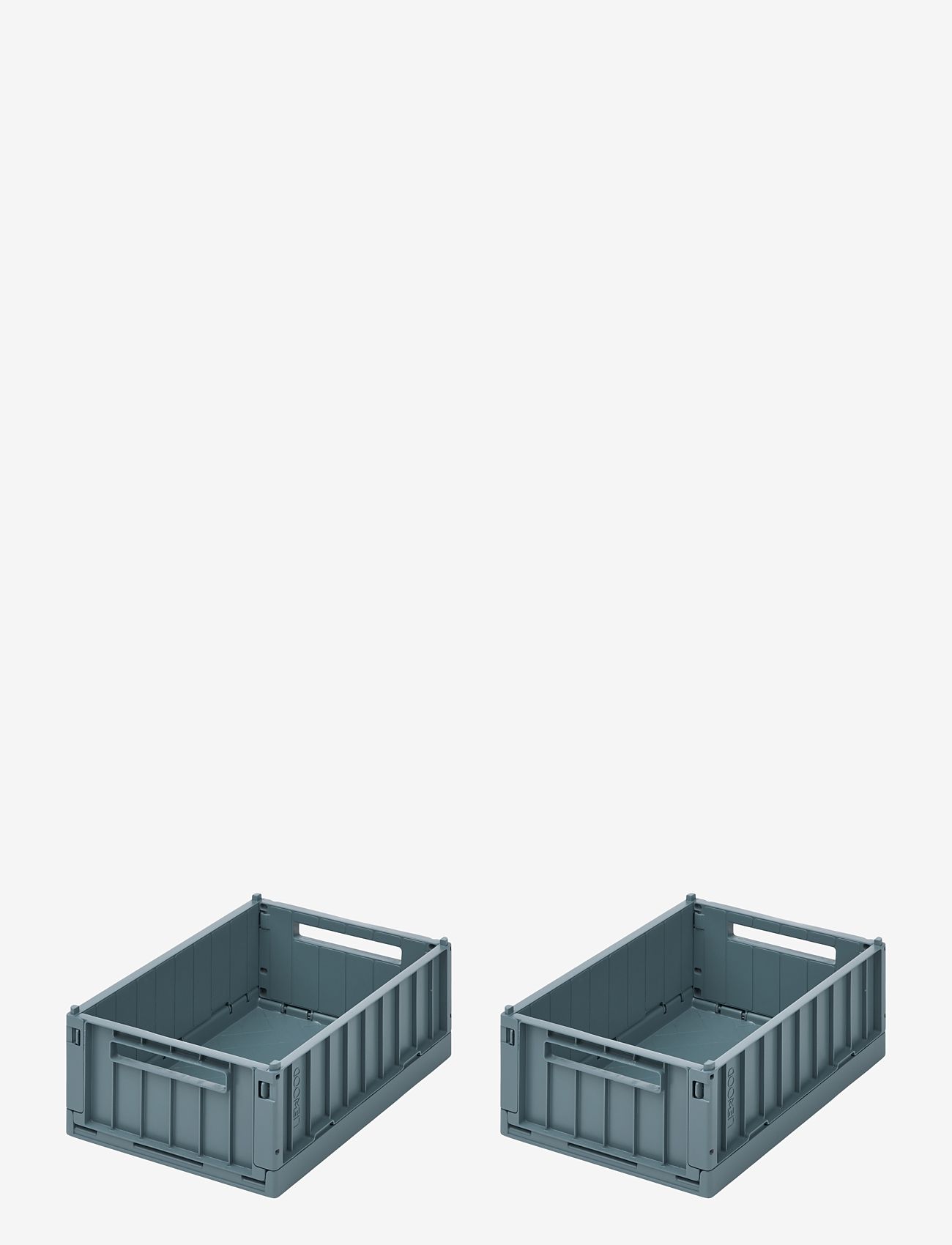 Liewood - Weston Storage Box S 2-pack - storage boxes - whale blue - 0