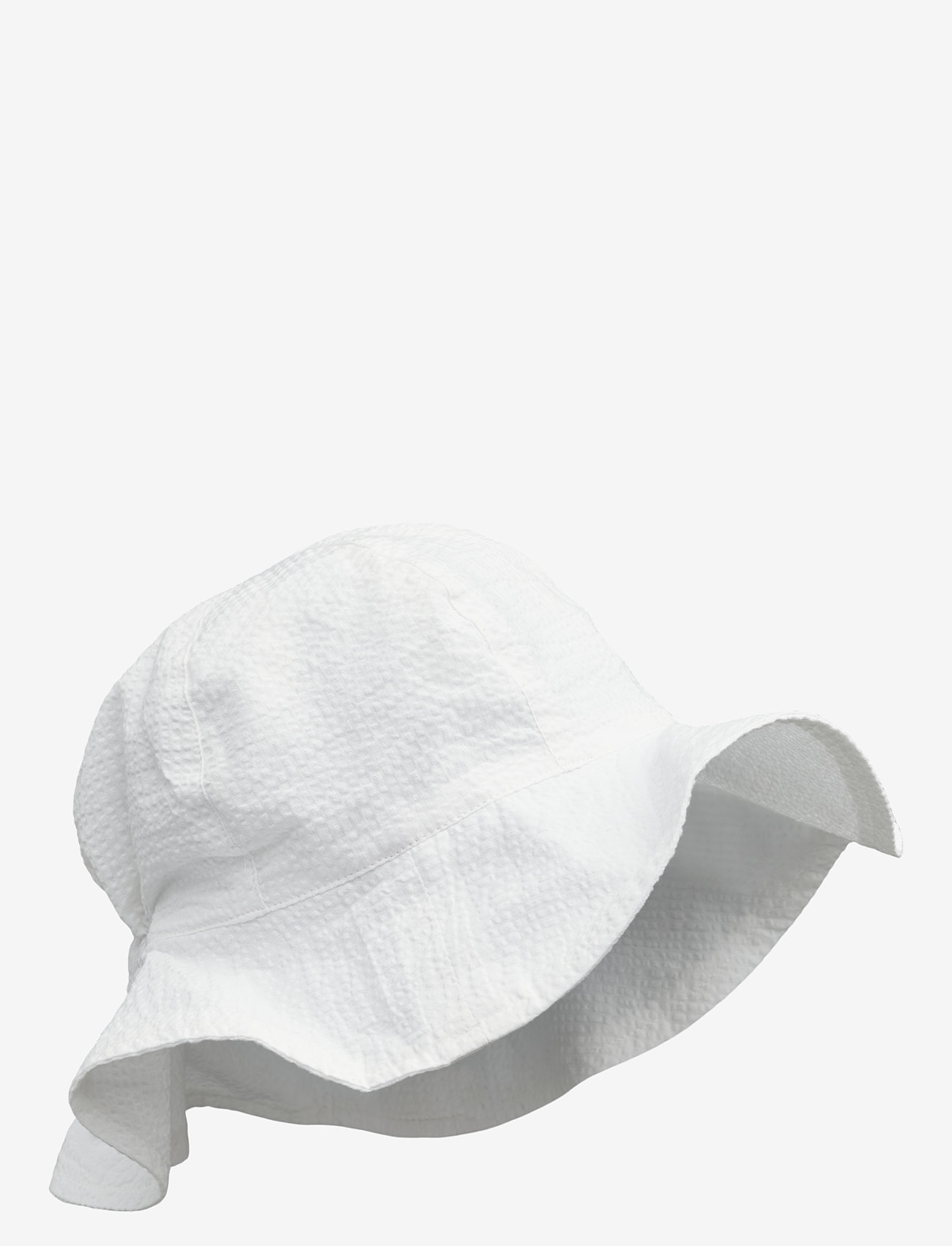 Liewood - Amelia seersucker sun hat - sun hats - white - 0