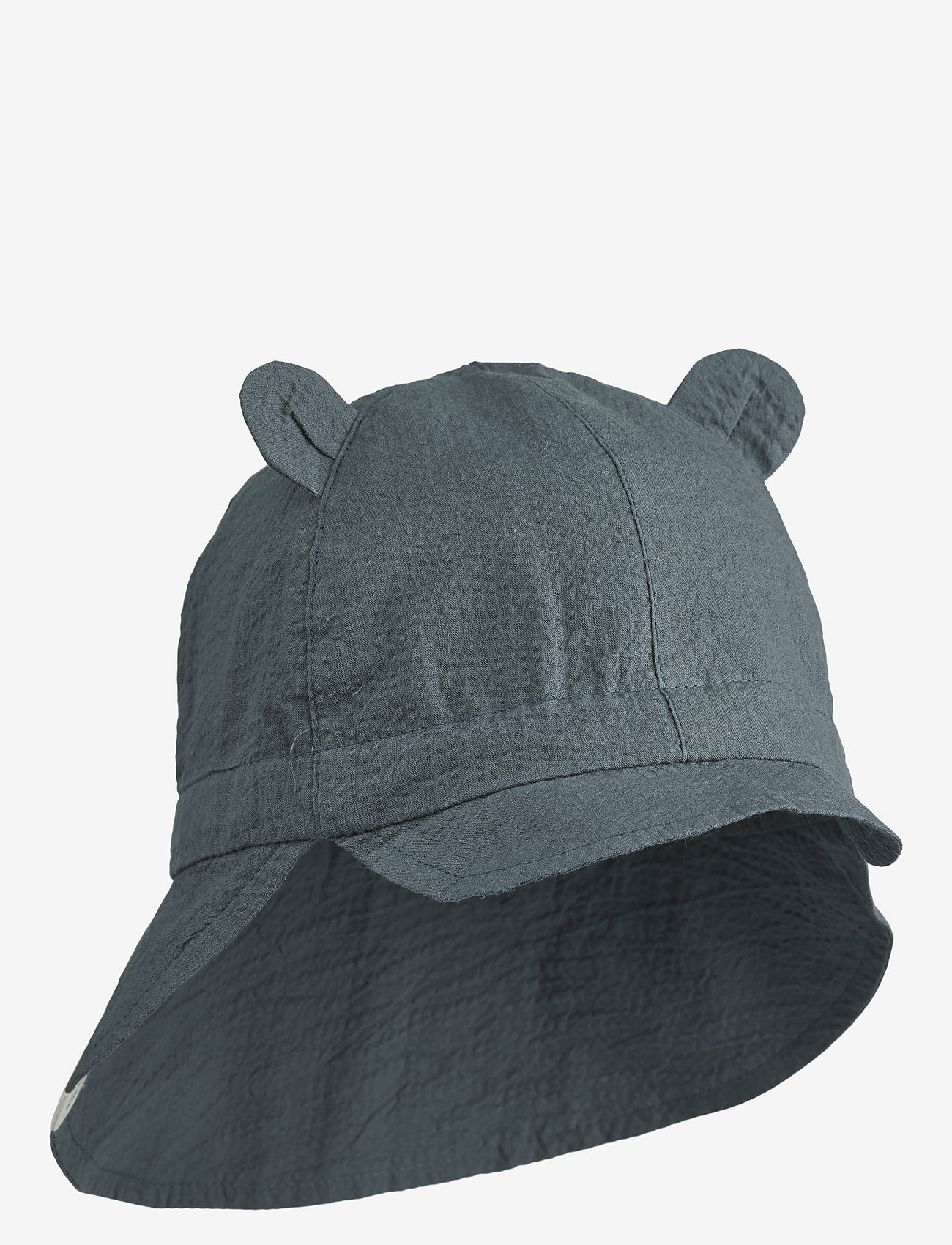 Liewood - Gorm seersucker sun hat - sun hats - whale blue - 0