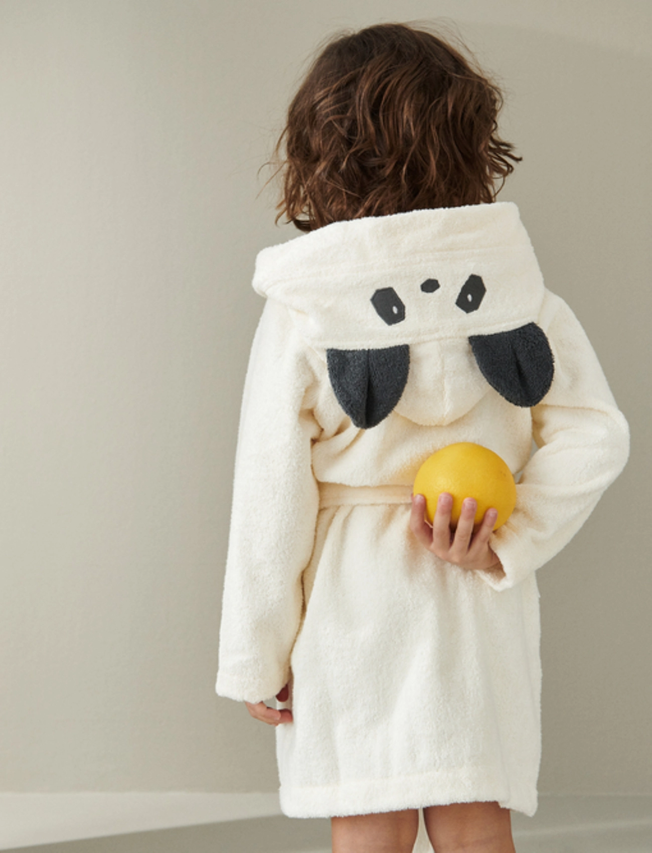 Liewood Lily Bathrobe, 122-128, Cream, Nat- & Undertøj > Badekåber, Børn