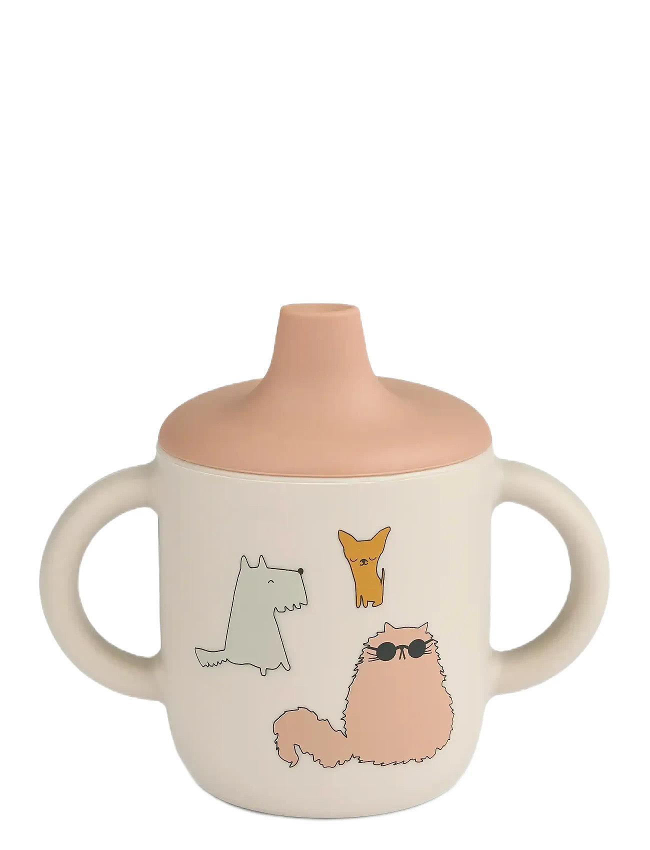 Liewood Neil Sippy Cup, One Size, Pink, Fodring Af Baby > Suttekopper, Børn