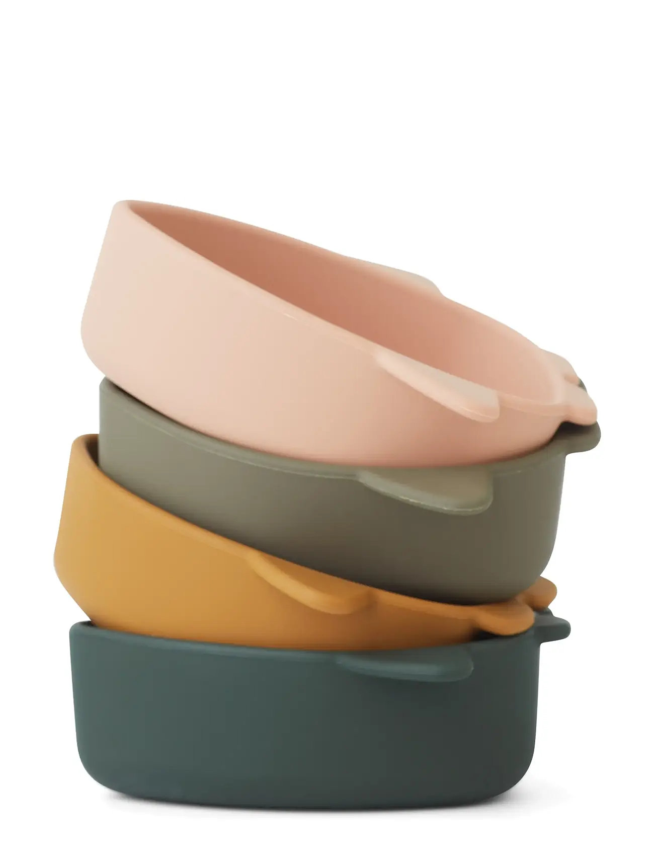 Liewood Iggy Silicone Bowls 4-Pack, One Size, Multi/patterned, Tallerkener Og Skåle > Skåle, Børn