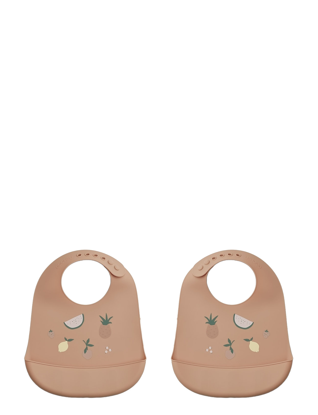 Tilda Silic Bib 2-Pack Beige Liewood