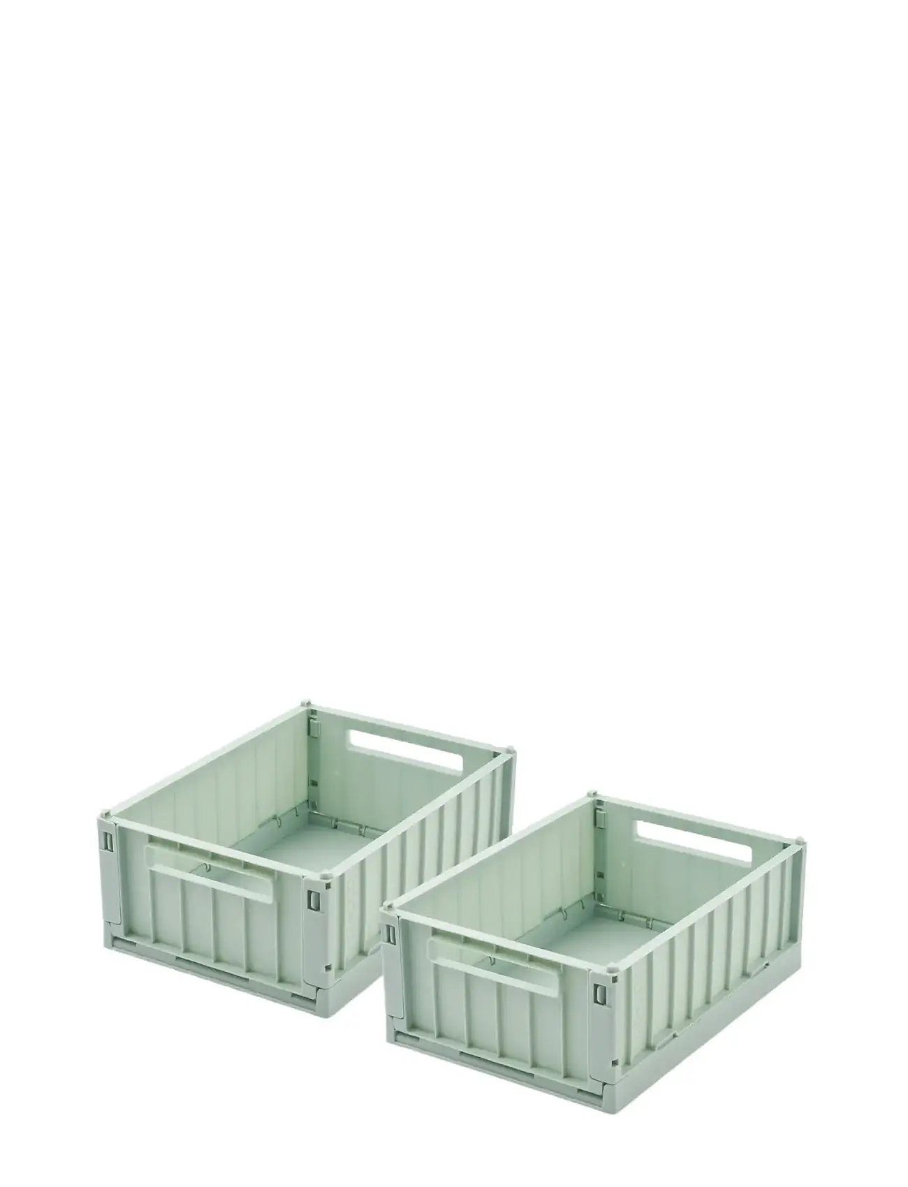 Liewood Weston Storage Box S 2-Pack, One Size, Green, Opbevaring > Opbevaringskasser, Børn