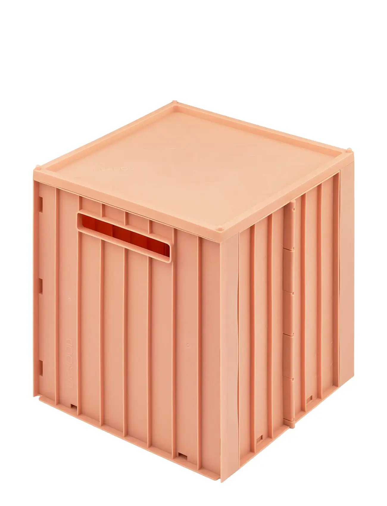 Liewood Elijah Storage Box W. Lid, One Size, Orange, Opbevaring > Opbevaringskasser, Børn