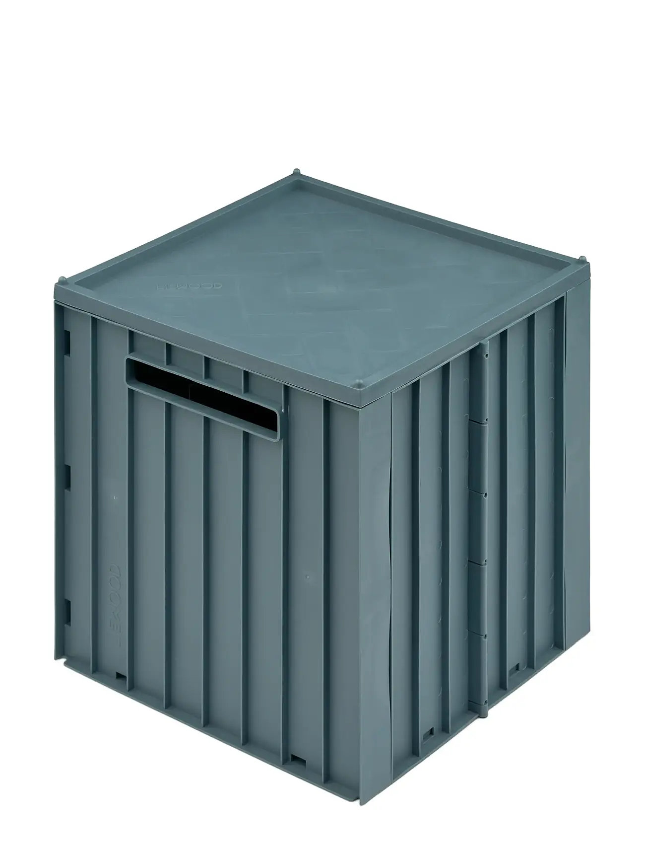 Liewood Elijah Storage Box W. Lid, One Size, Navy, Opbevaring > Opbevaringskasser, Børn