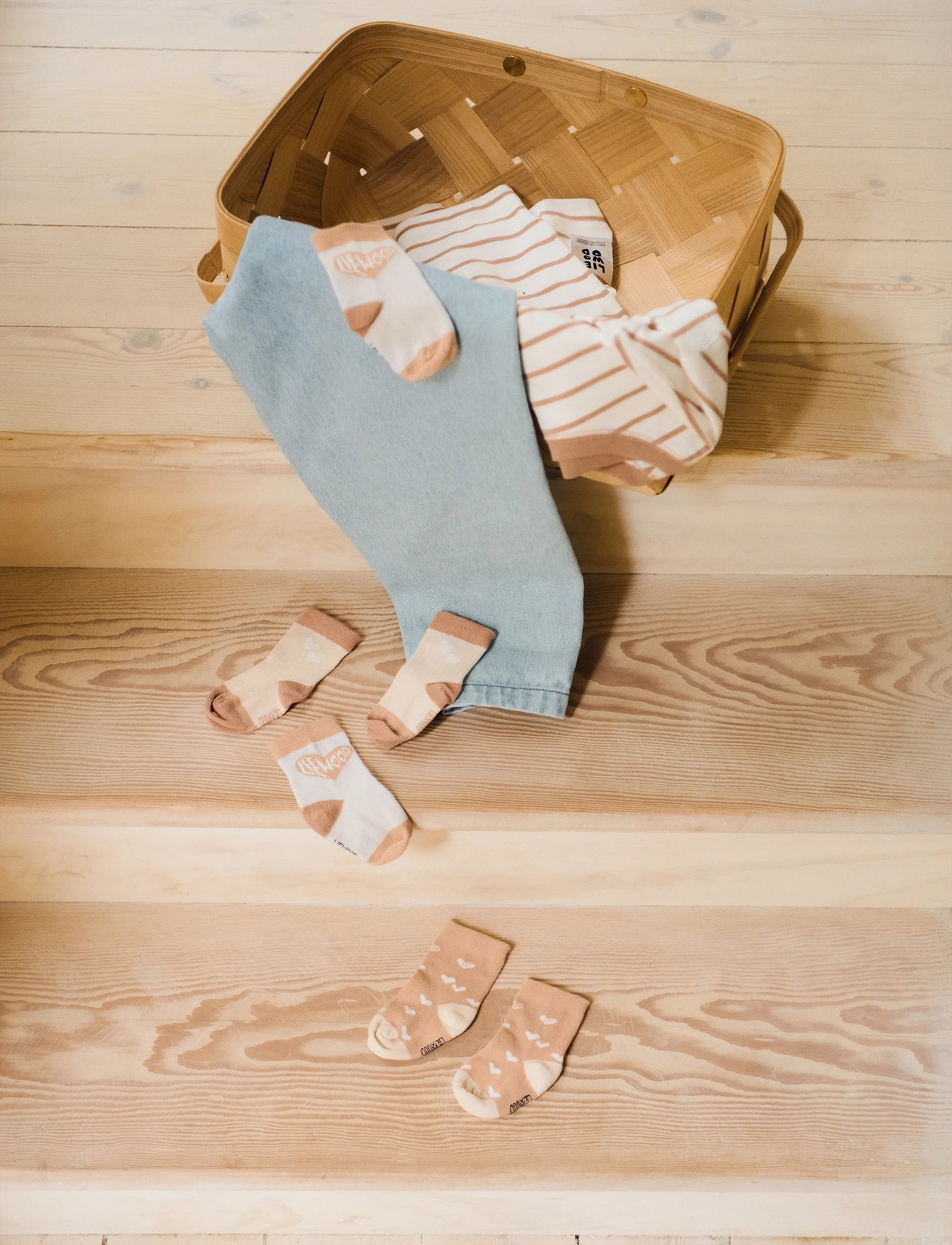 Liewood Silas Socks 3-Pack, 29/32, Beige, Sokker & Strømpebukser > Sokker, Børn