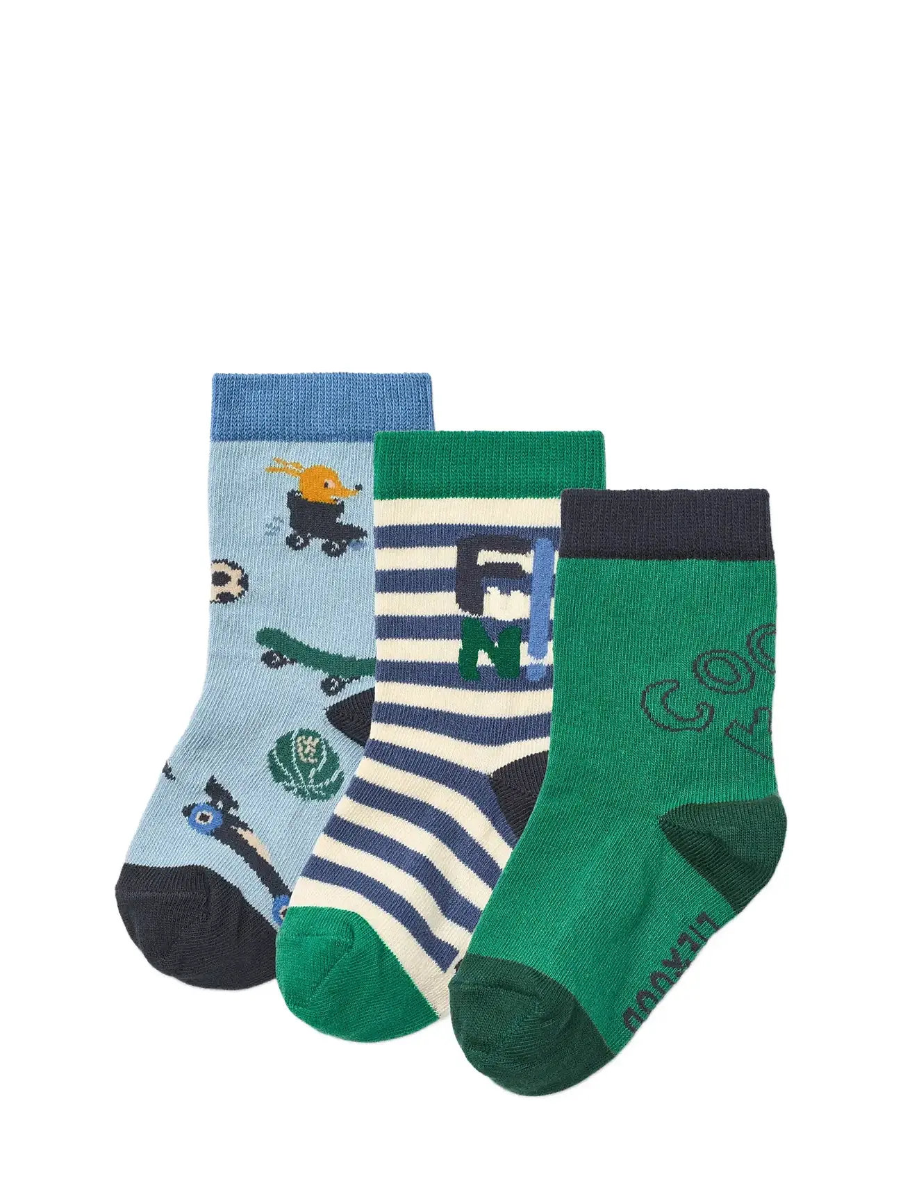 Liewood Silas Socks 3-Pack, 29/32, Multi/patterned, Sokker & Strømpebukser > Sokker, Børn