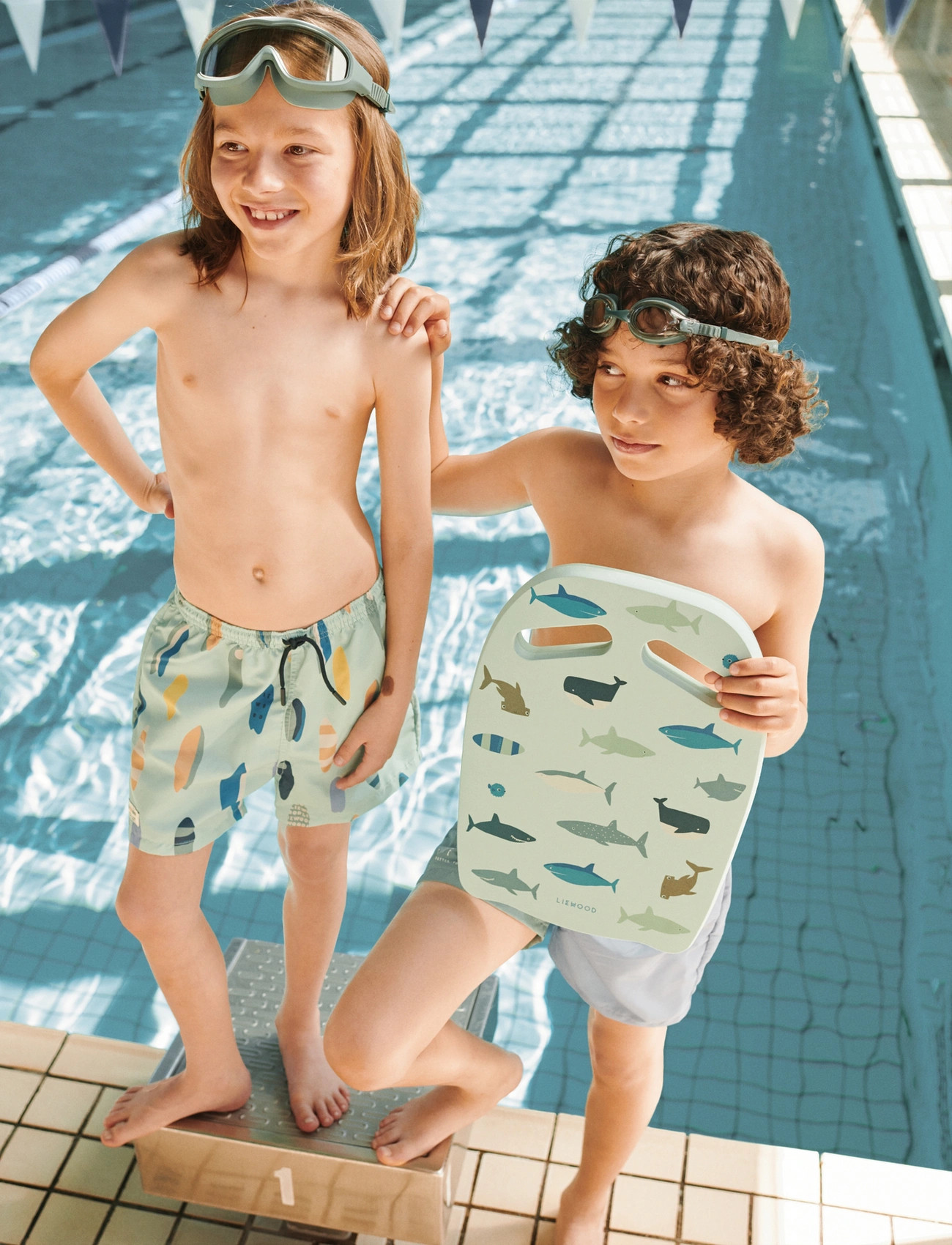 Liewood Hayden Swim Board, One Size, Blue, Water Legetøj > Bath Rings & Bath Mattresses, Børn
