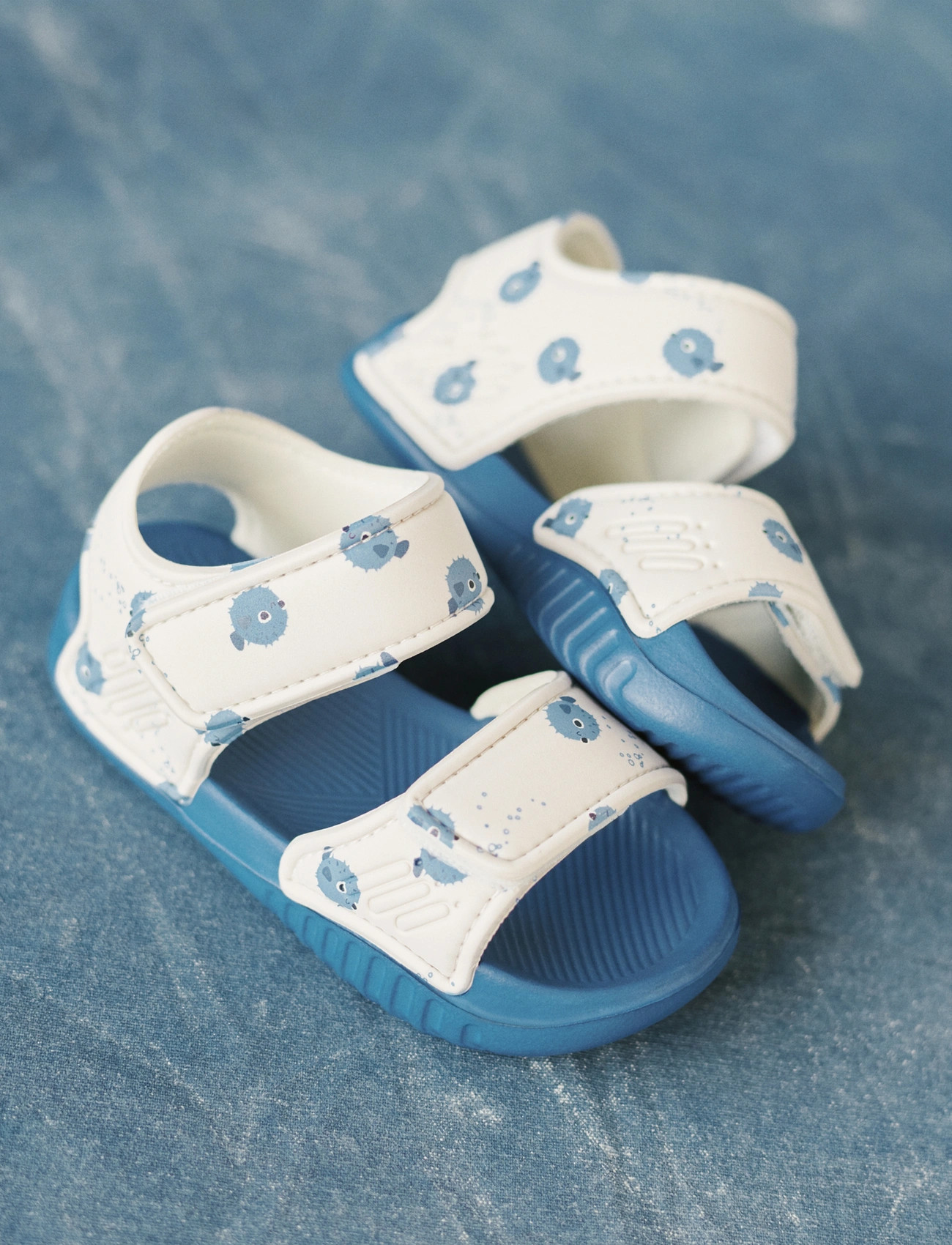 Liewood Blumer Printed Sandals, 25, Blue, Sommersko > Sandaler, Børn