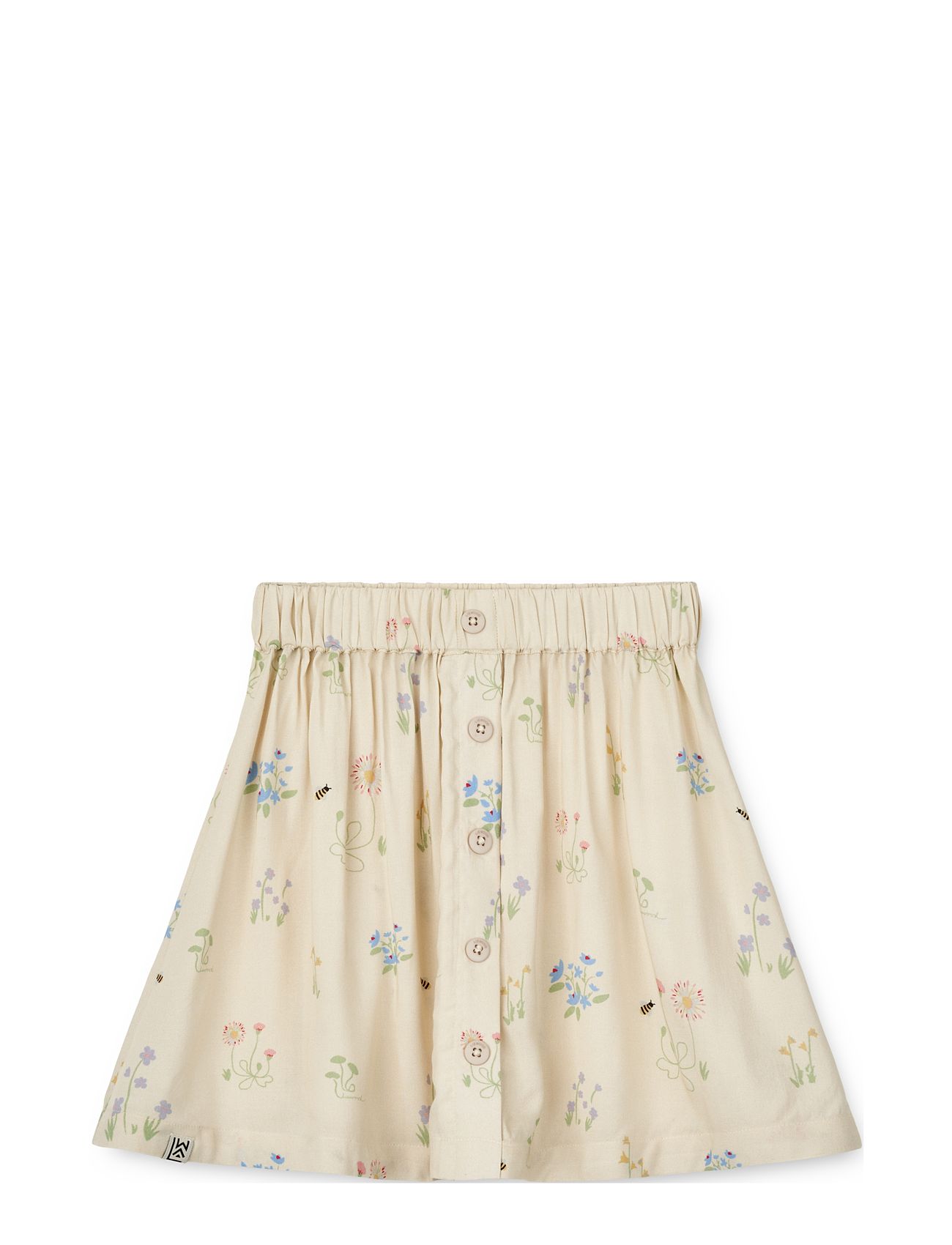 Rosita Printed Long Skirt Dresses & Skirts Skirts Short Skirts Cream Liewood