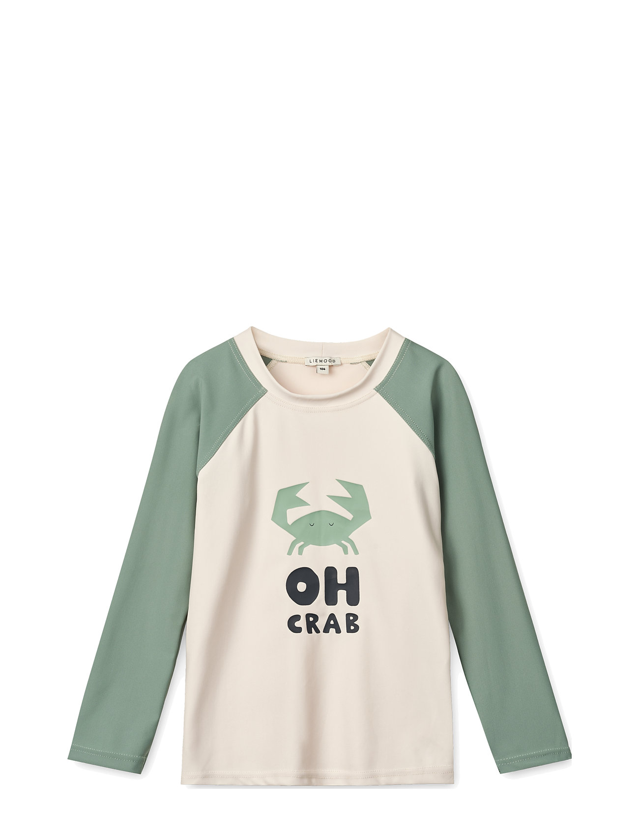 Noah Placement Longsleeve Swim Tee Swimwear Uv Clothing Uv Tops Beige Liewood