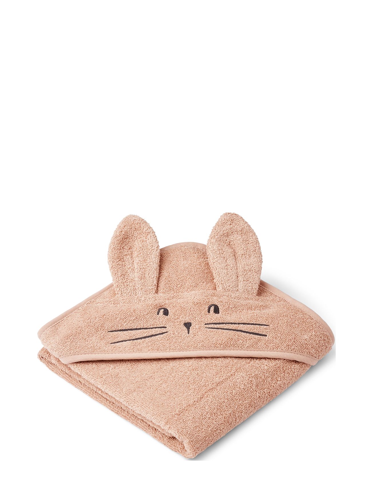 Albert Rabbit Hooded Towel Home Bath Time Towels & Cloths Towels Pink Liewood