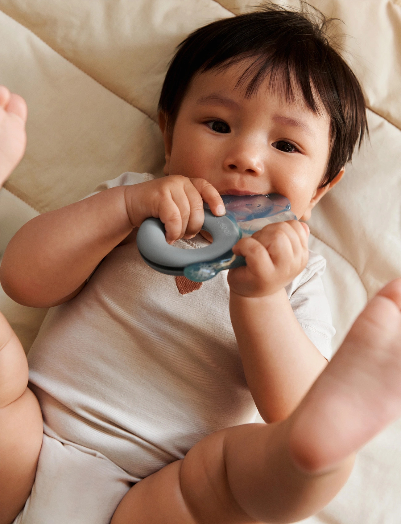Liewood Rita Elephant Cooling Teether 2-Pack, One Size, Beige, Baby Legetøj > Teething Legetøj, Børn