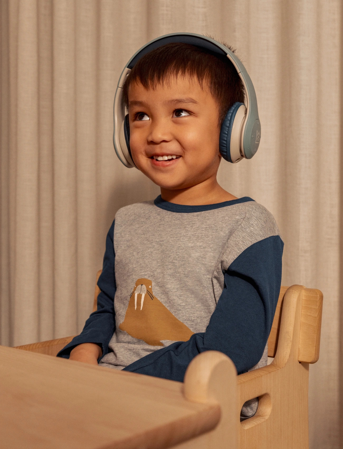 Liewood Quinn Wireless Headphones, One Size, Blue > Home, Børn